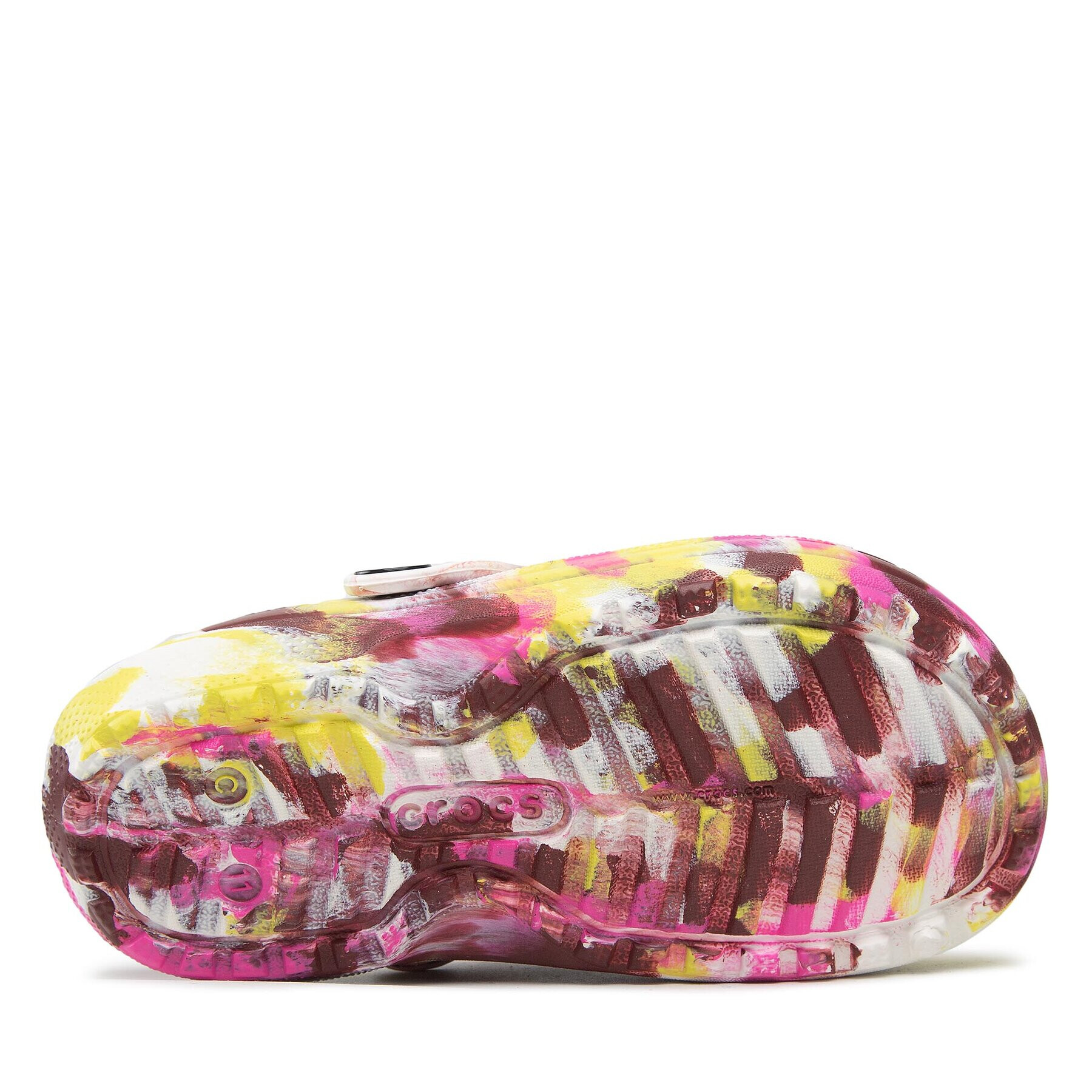 Crocs Чехли Classic Lined Marbled Cgk 207773 Розов - Pepit.bg