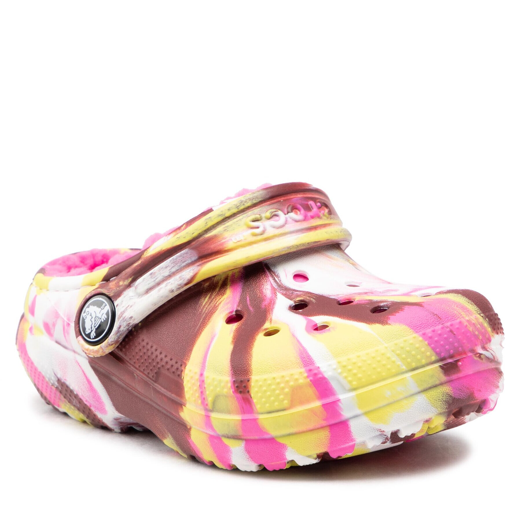 Crocs Чехли Classic Lined Marbled Cgt 207778 Цветен - Pepit.bg