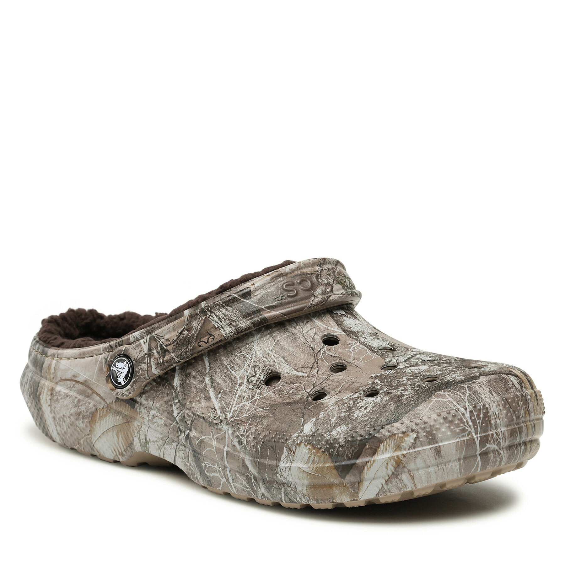 Crocs Чехли Classic Lined Realtree Edge Clog 205377 Кафяв - Pepit.bg