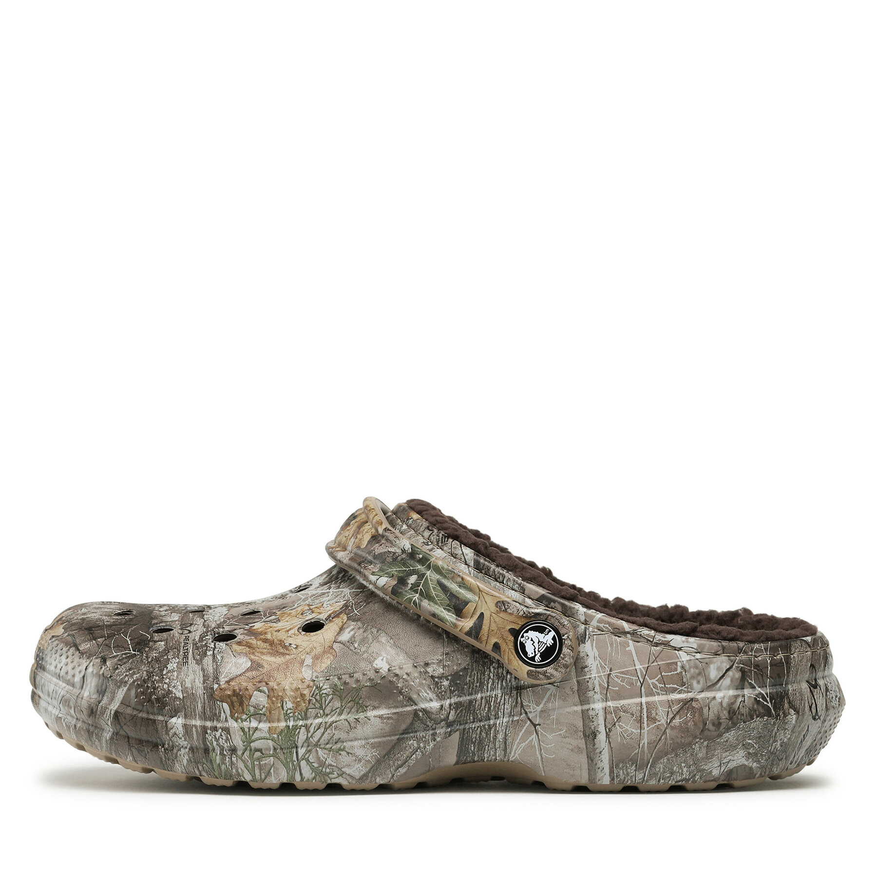 Crocs Чехли Classic Lined Realtree Edge Clog 205377 Кафяв - Pepit.bg