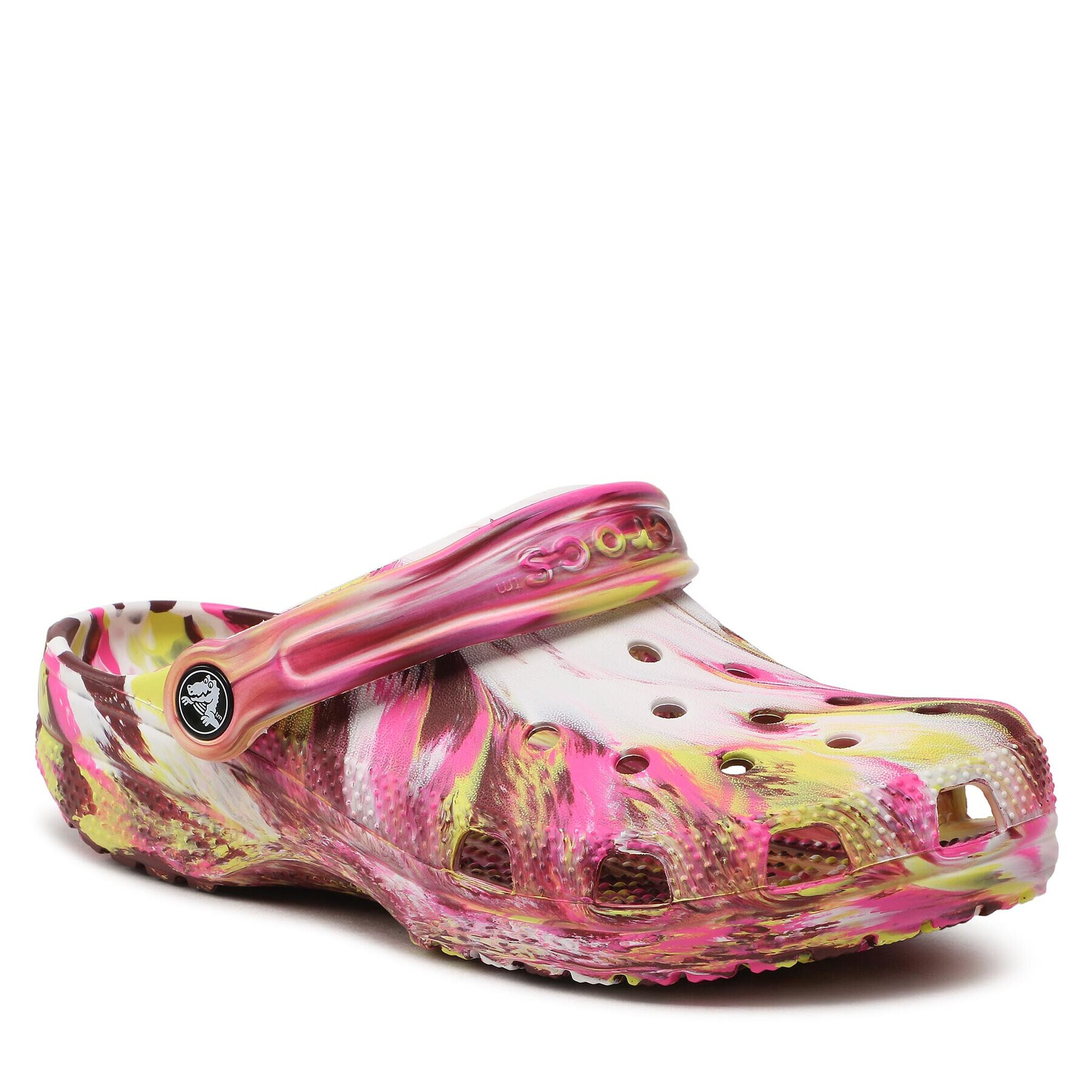 Crocs Чехли Classic Marbled Clog 206867 Розов - Pepit.bg