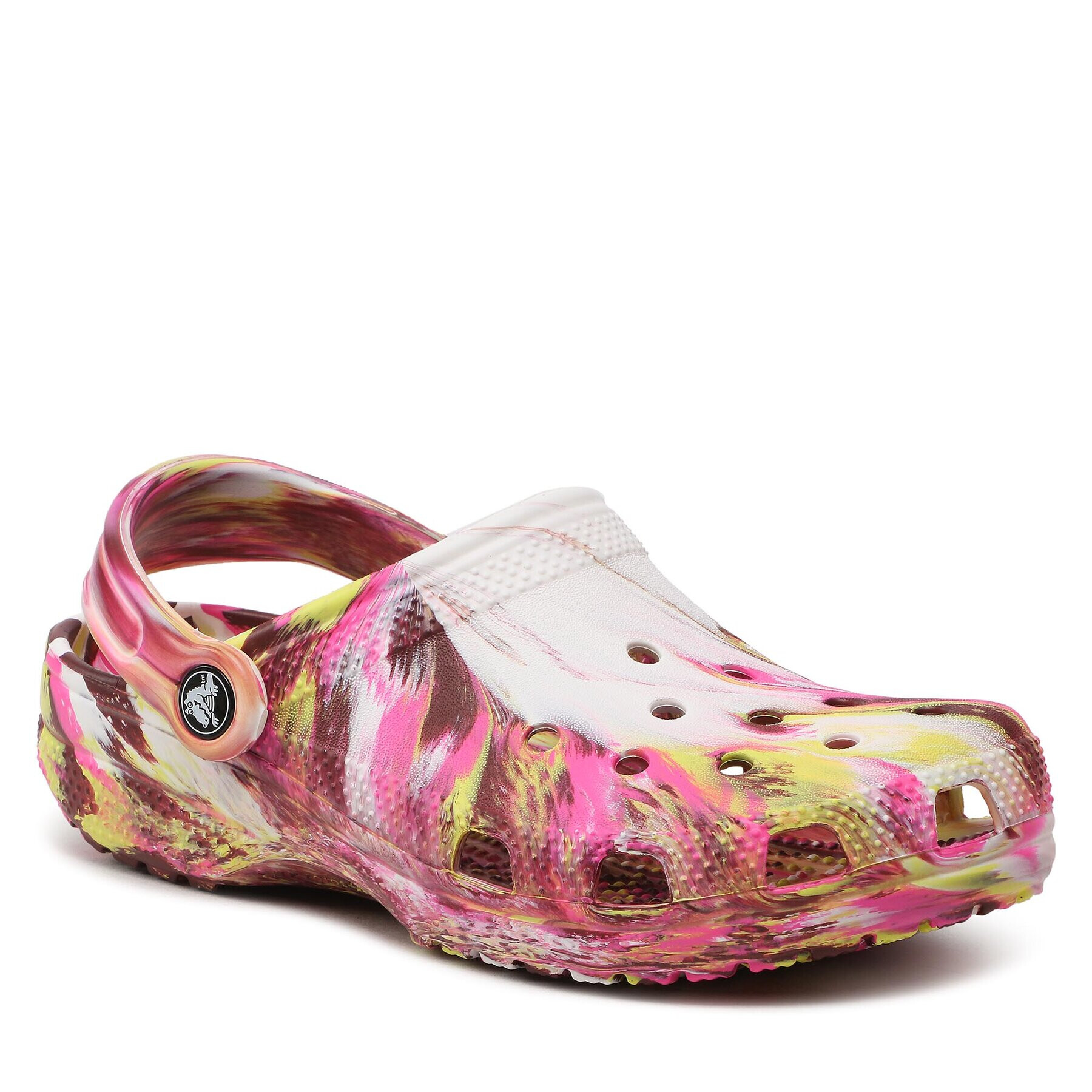 Crocs Чехли Classic Marbled Clog 206867 Розов - Pepit.bg