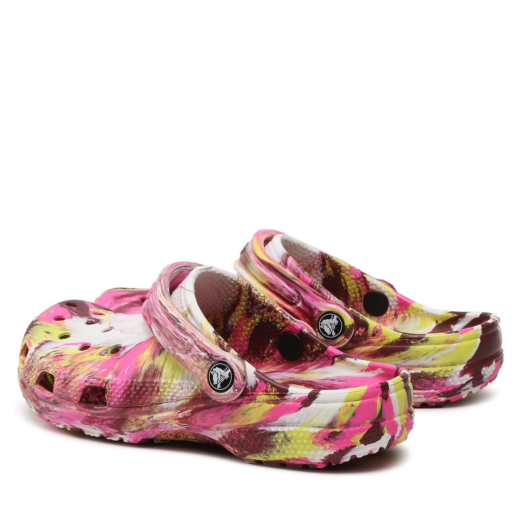 Crocs Чехли Classic Marbled Clog 206867 Розов - Pepit.bg