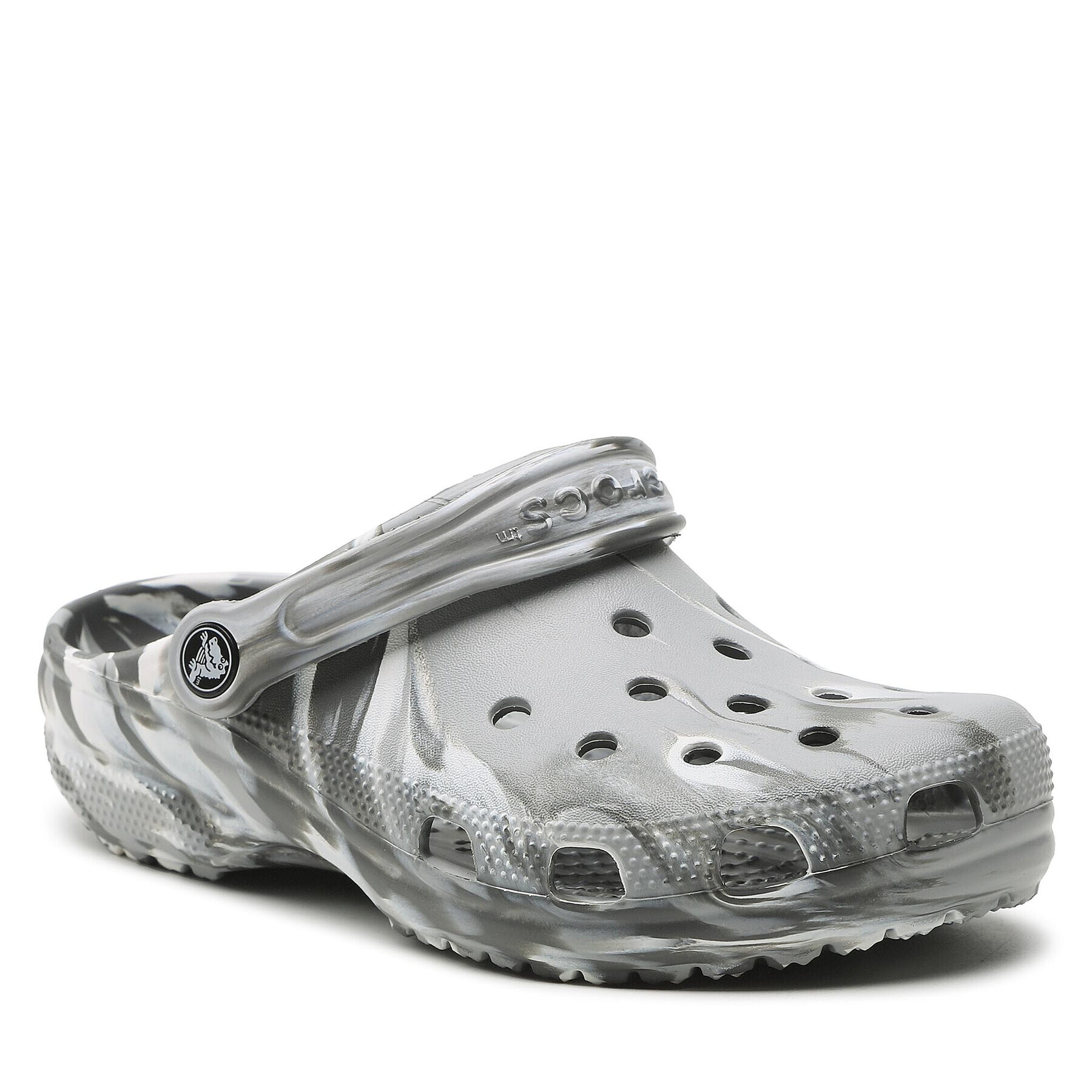 Crocs Чехли Classic Marbled Clog 206867 Сив - Pepit.bg