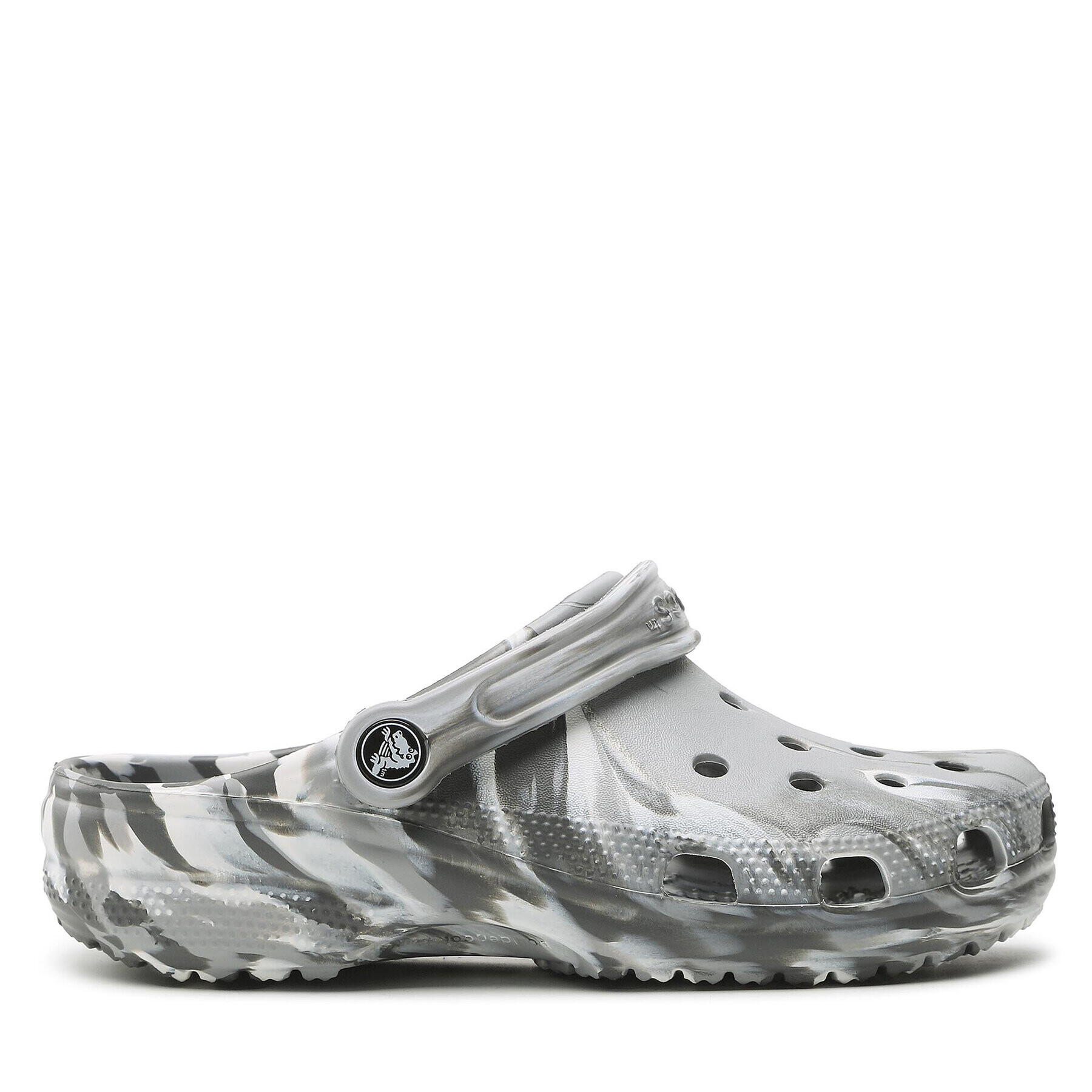Crocs Чехли Classic Marbled Clog 206867 Сив - Pepit.bg
