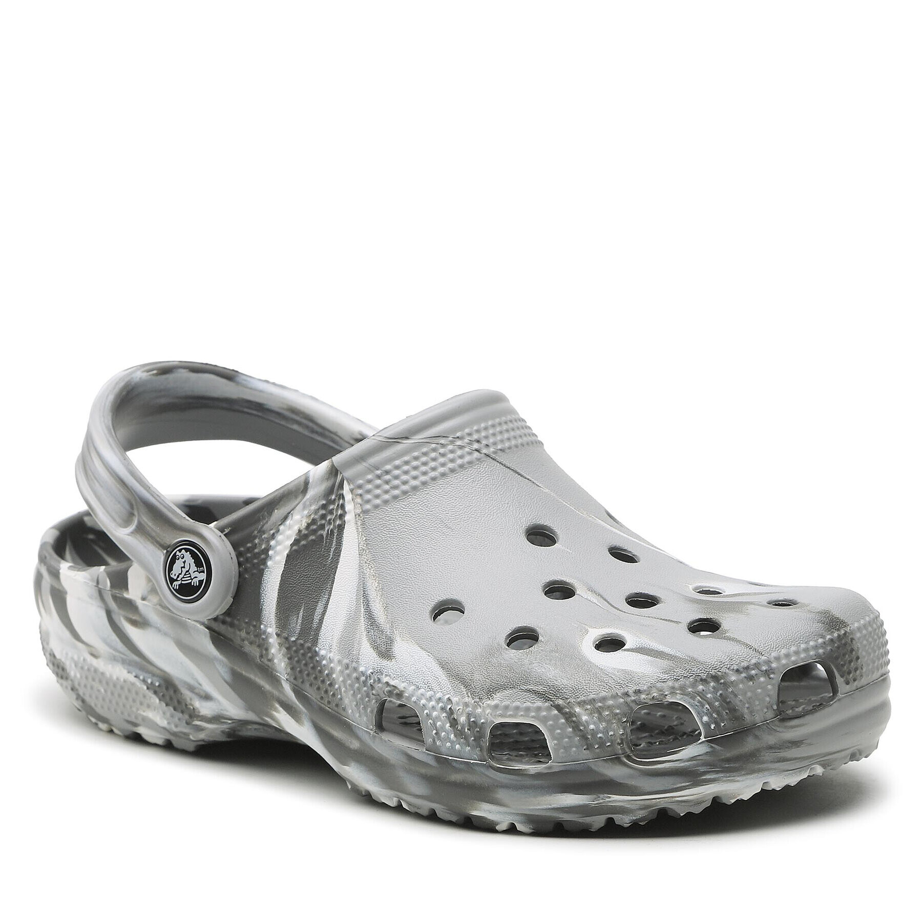 Crocs Чехли Classic Marbled Clog 206867 Сив - Pepit.bg