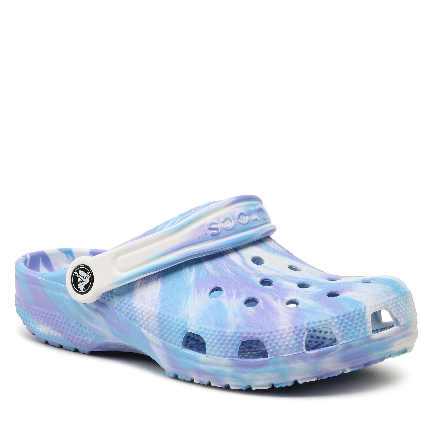 Crocs Чехли Classic Marbled Clog 206867 Виолетов - Pepit.bg