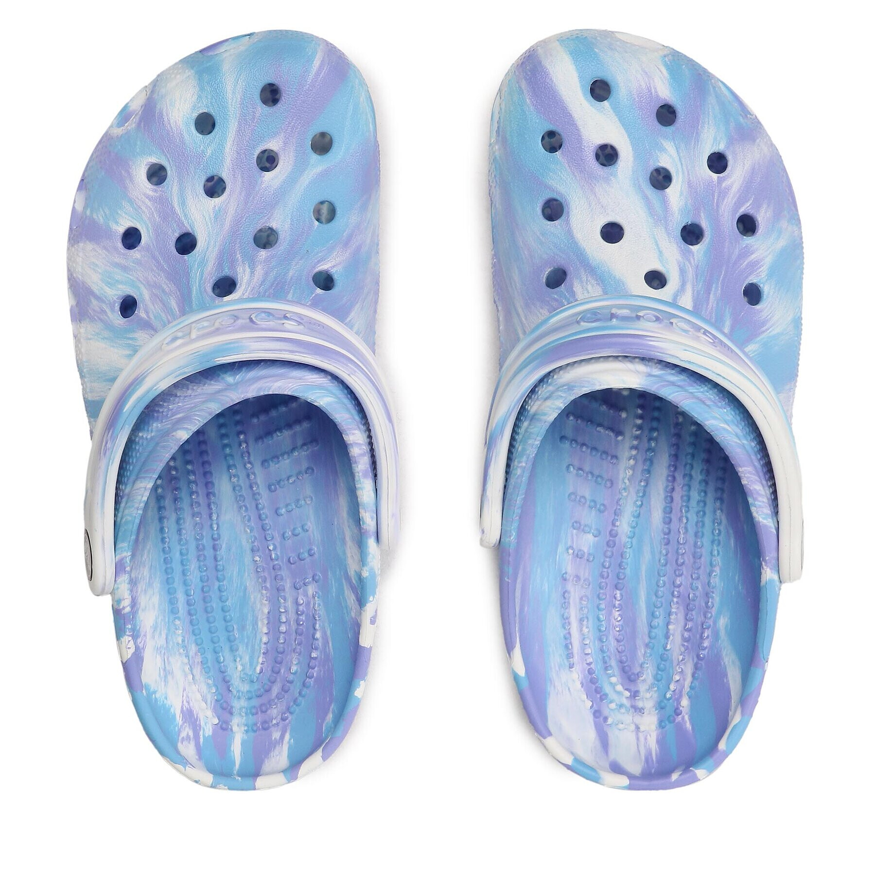 Crocs Чехли Classic Marbled Clog 206867 Виолетов - Pepit.bg