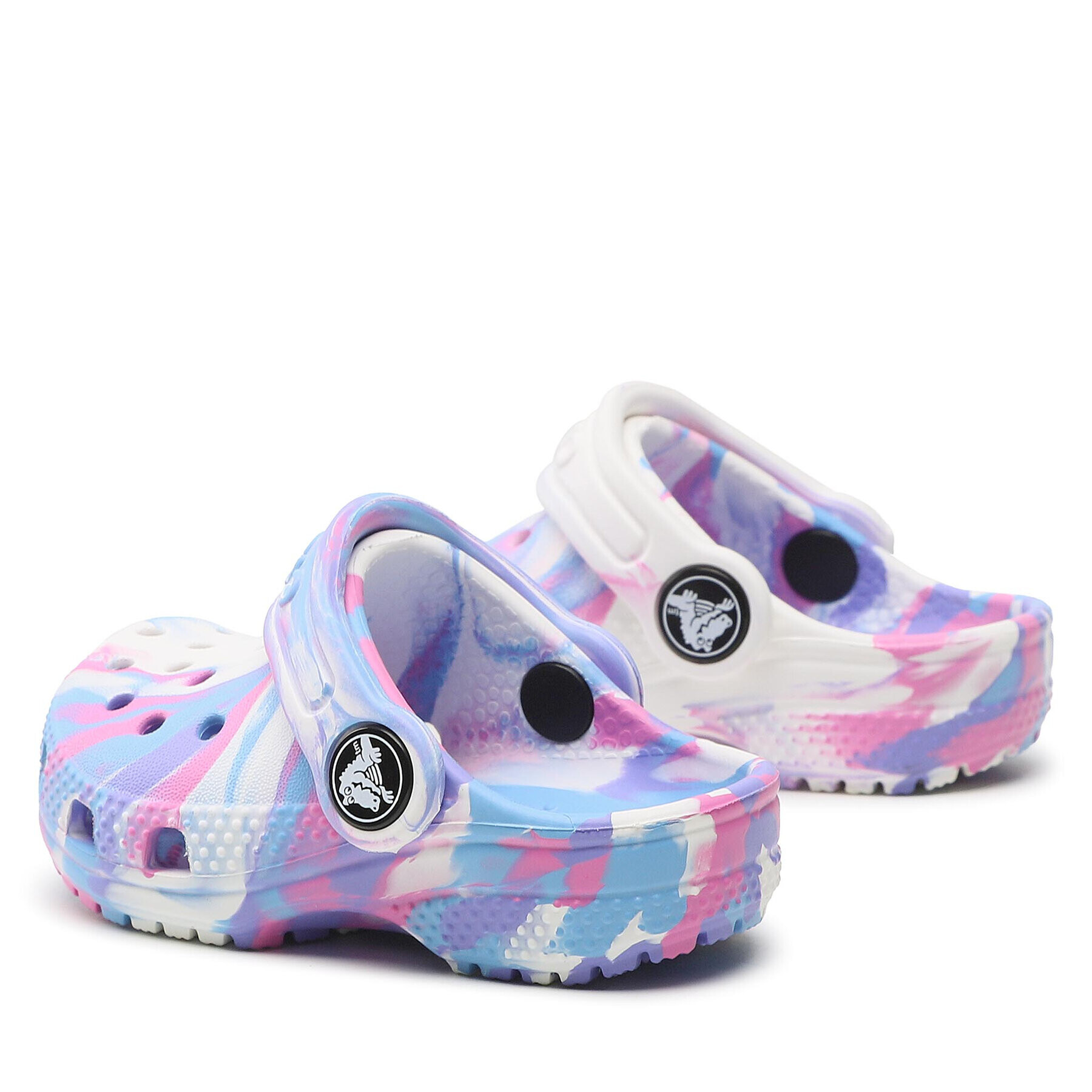 Crocs Чехли Classic Marbled Clog T 206838 Цветен - Pepit.bg