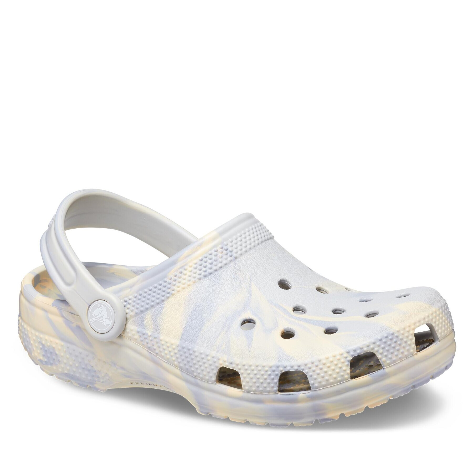 Crocs Чехли Classic Marbled Kids Clog T 206838 Сив - Pepit.bg