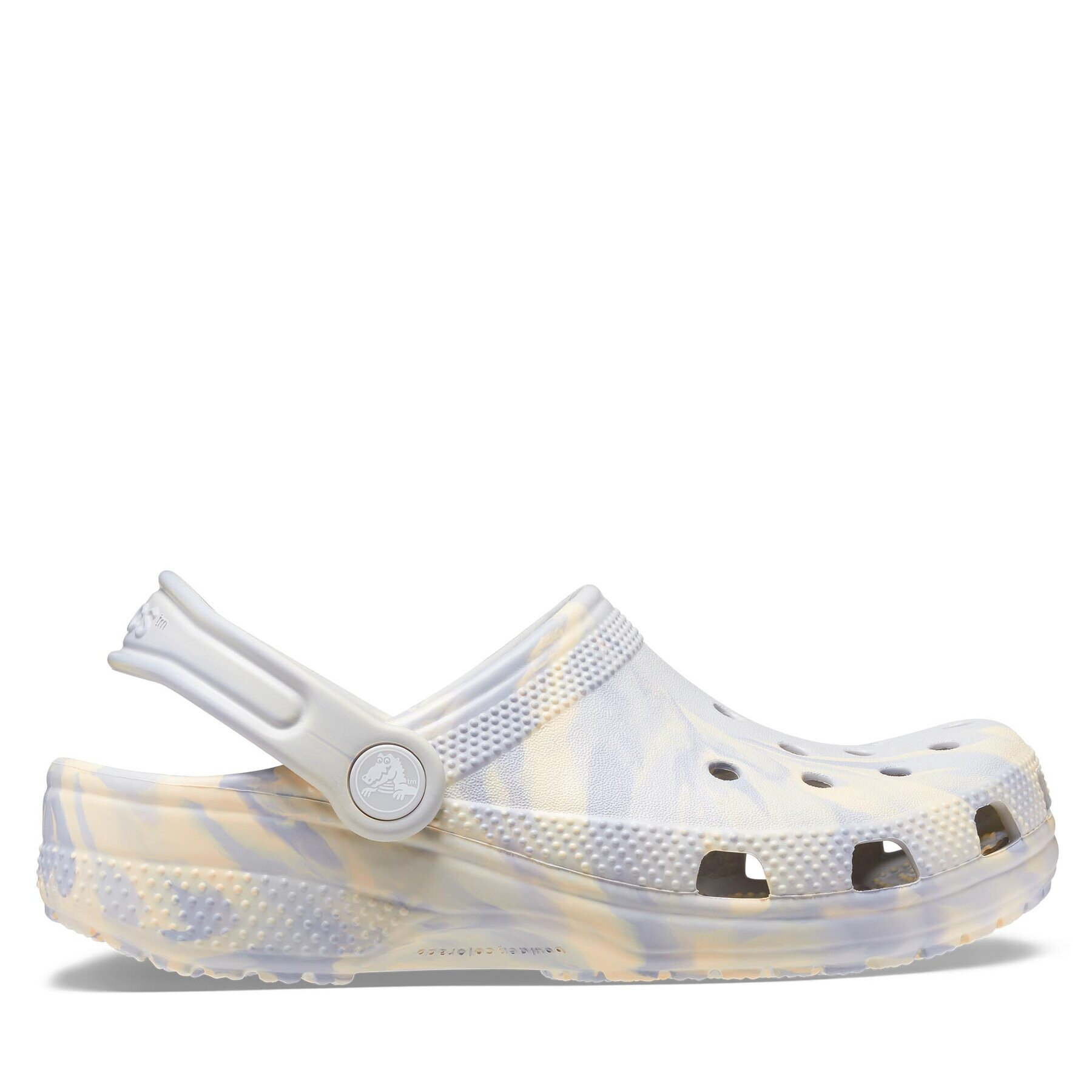 Crocs Чехли Classic Marbled Kids Clog T 206838 Сив - Pepit.bg