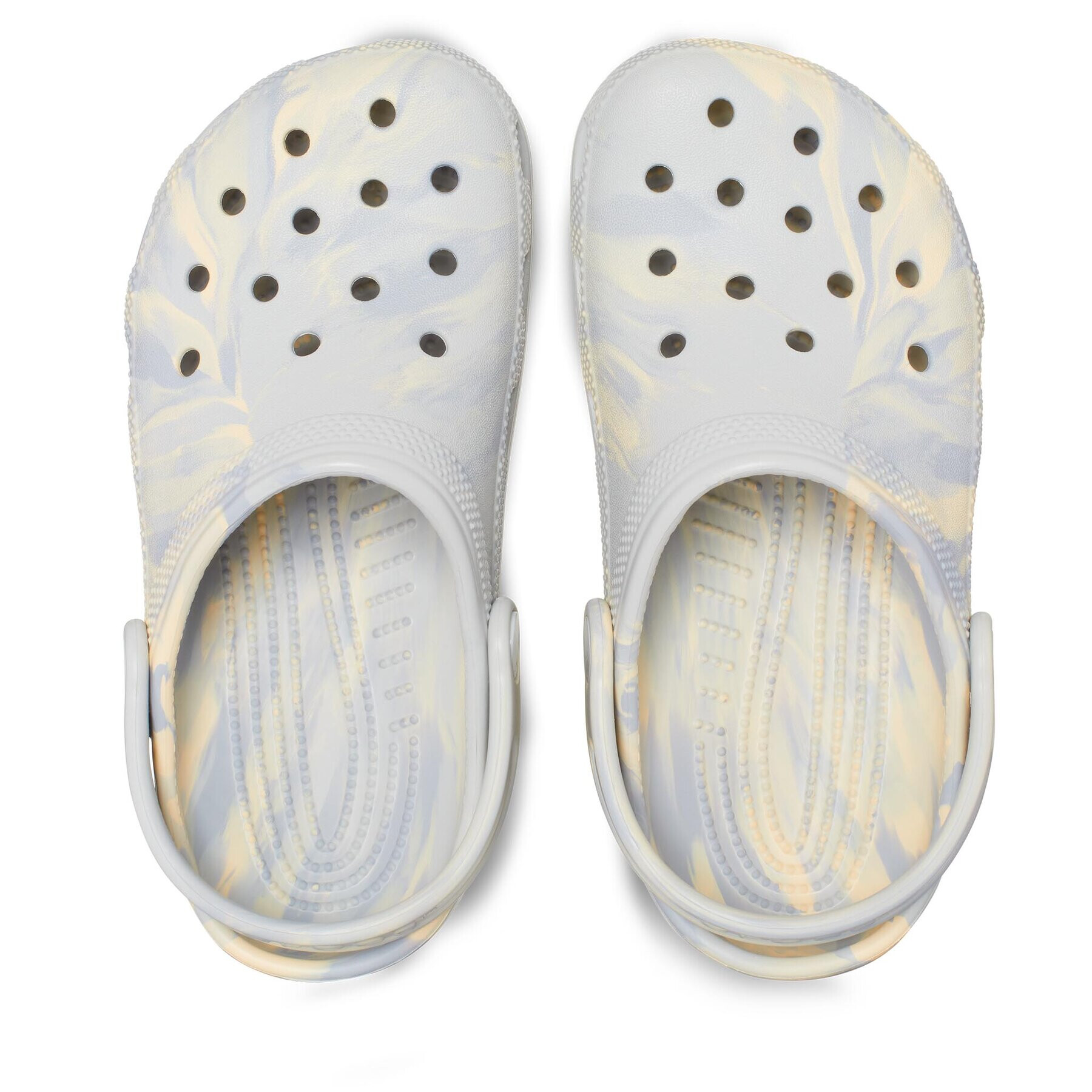 Crocs Чехли Classic Marbled Kids Clog T 206838 Сив - Pepit.bg