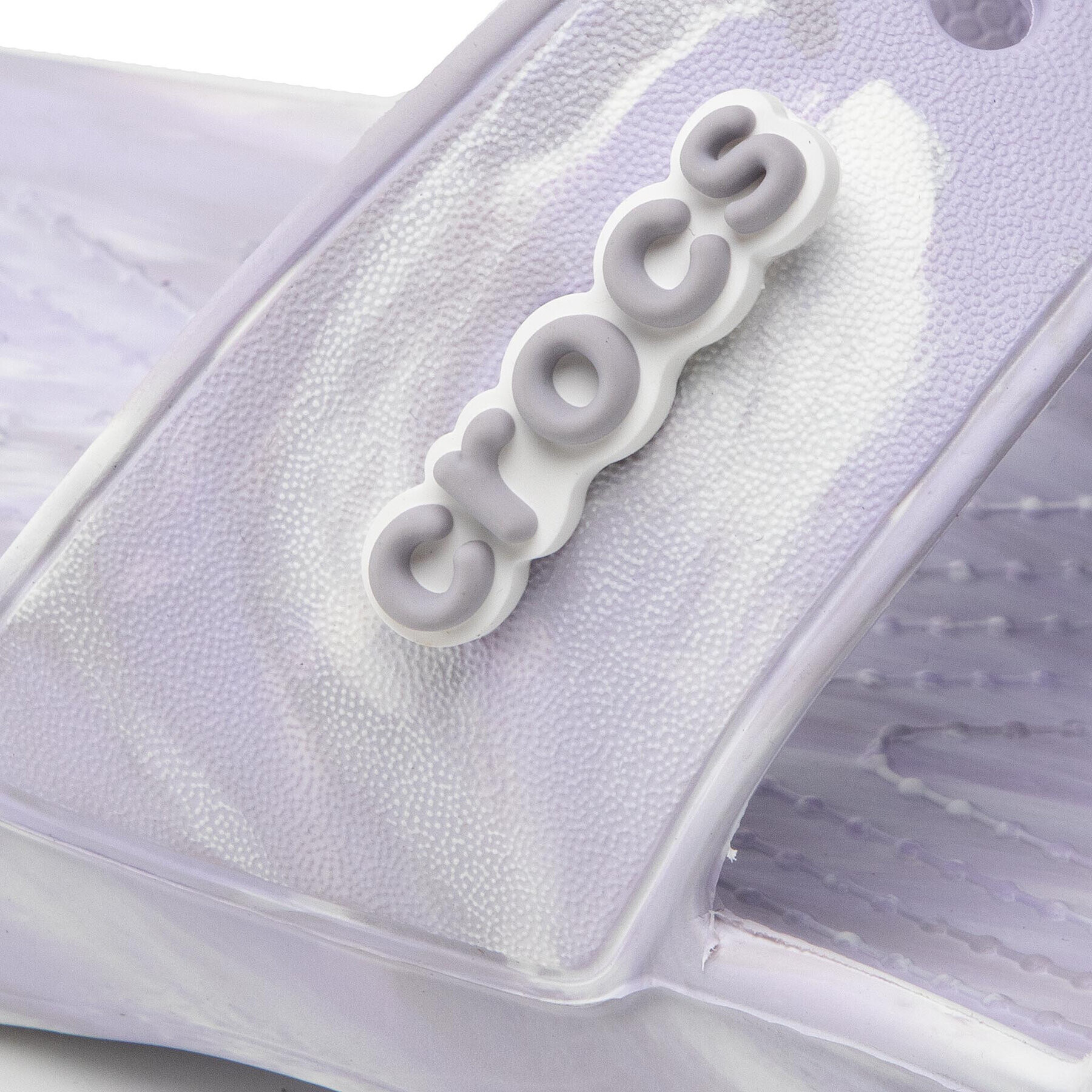Crocs Чехли Classic Marbled Sandal 207701 Виолетов - Pepit.bg