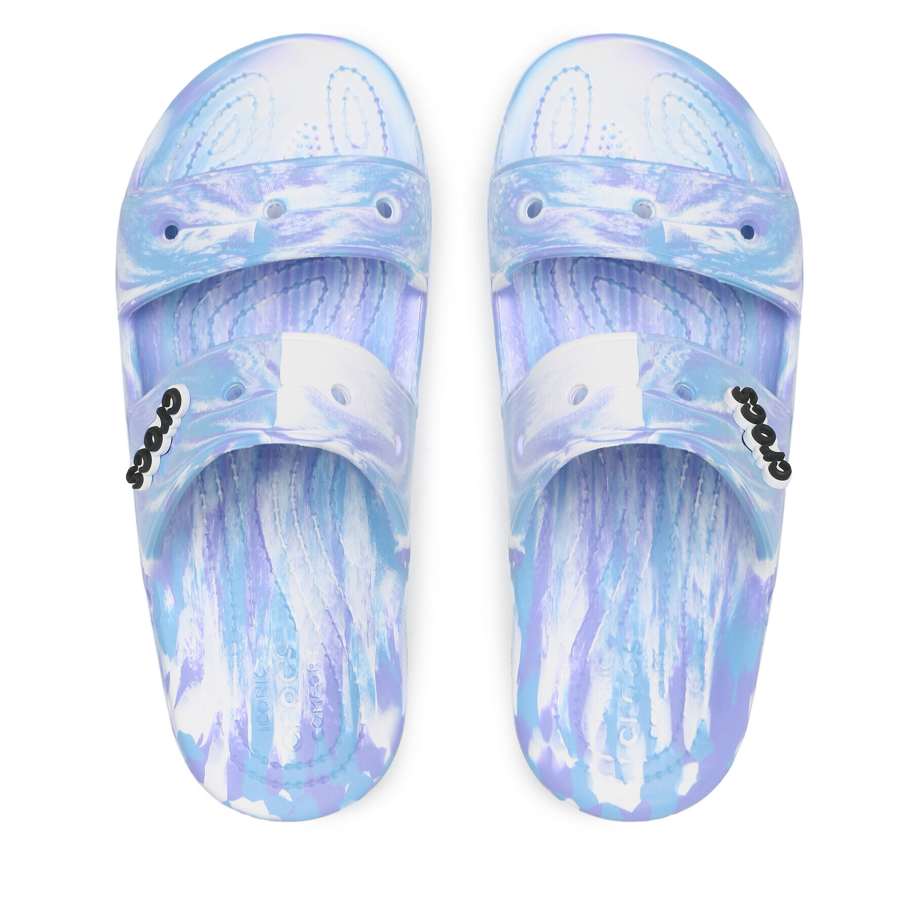 Crocs Чехли Classic Marblesandal 207701 Син - Pepit.bg