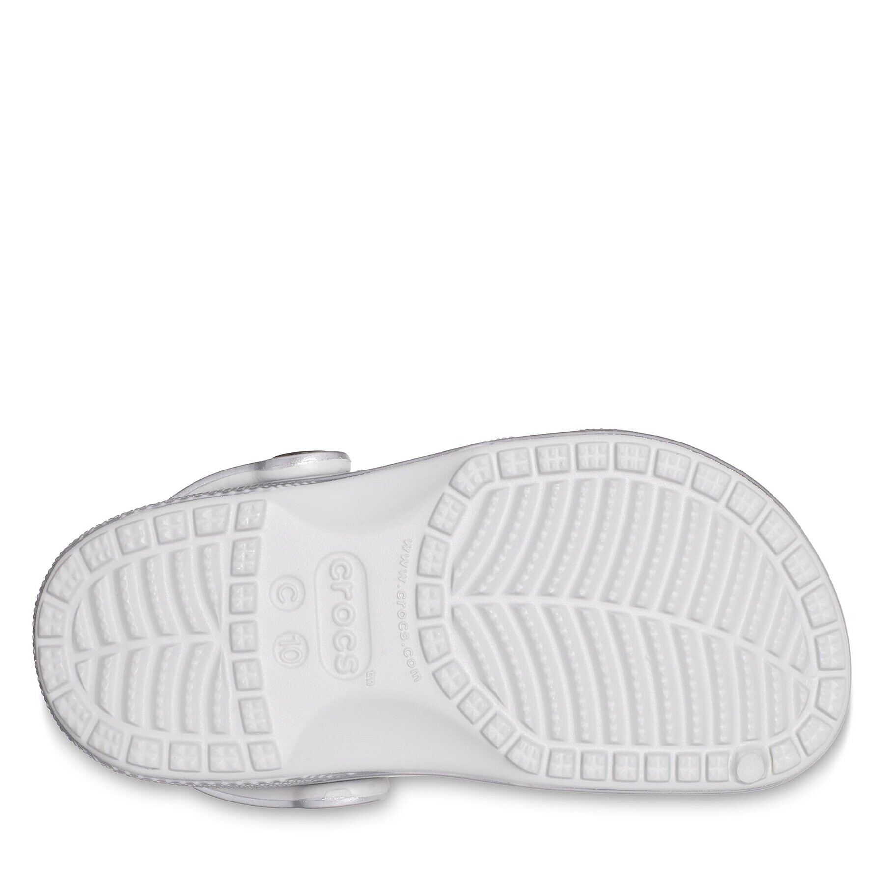 Crocs Чехли Classic Metallic Clog T 209198 Сребрист - Pepit.bg