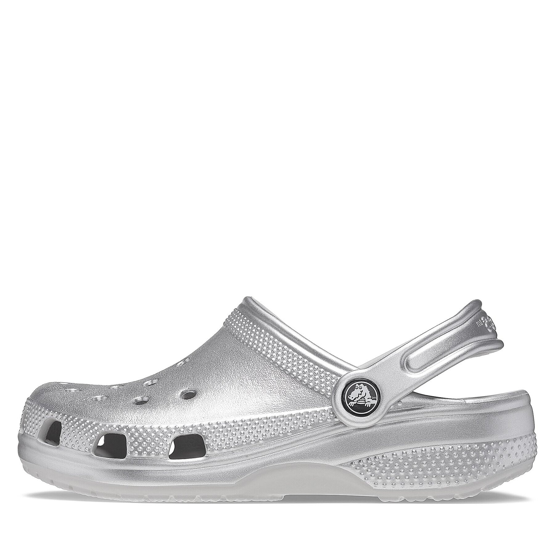 Crocs Чехли Classic Metallic Clog T 209198 Сребрист - Pepit.bg
