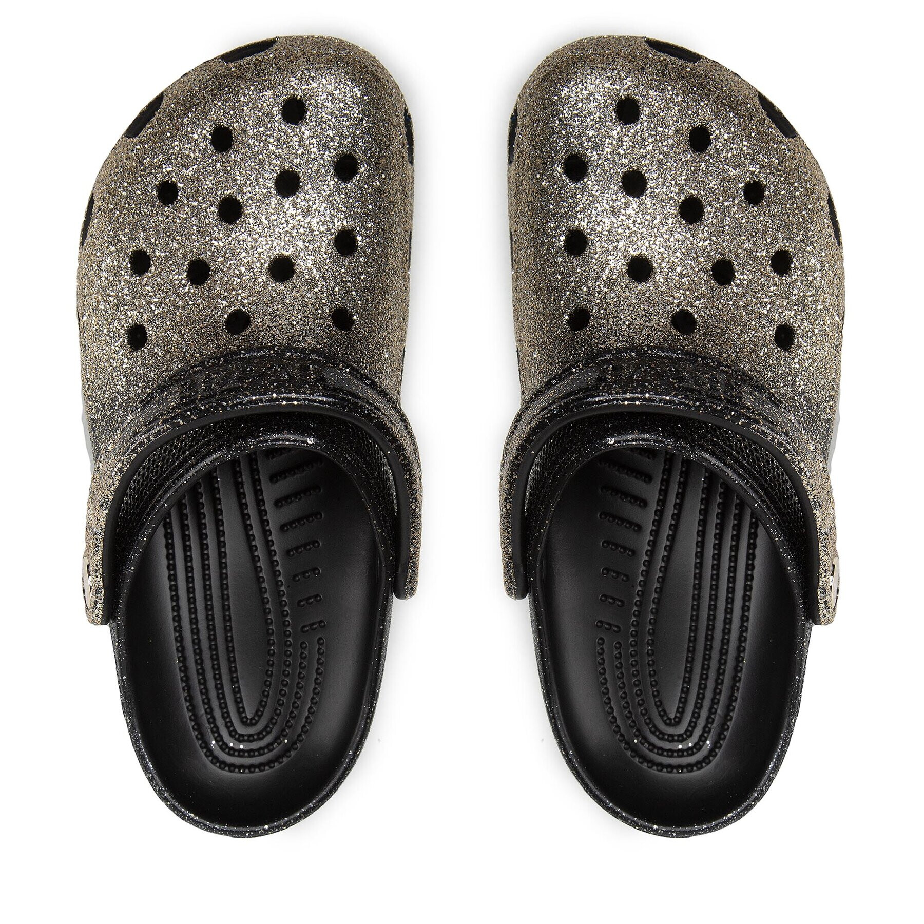 Crocs Чехли Classic Ombre Glitter Clog 207931 Златист - Pepit.bg