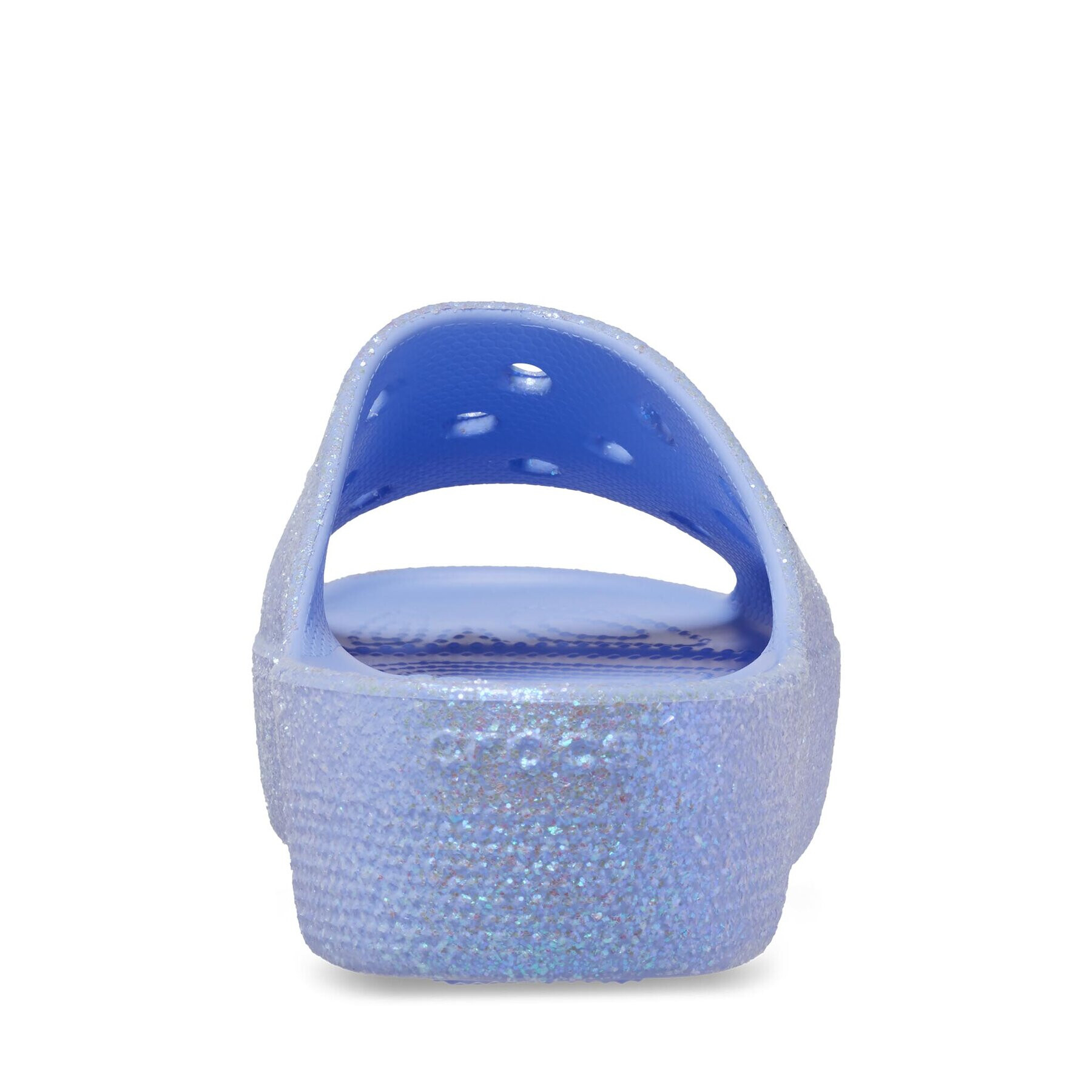 Crocs Чехли Classic Platform Glitter Slide 208233 Син - Pepit.bg