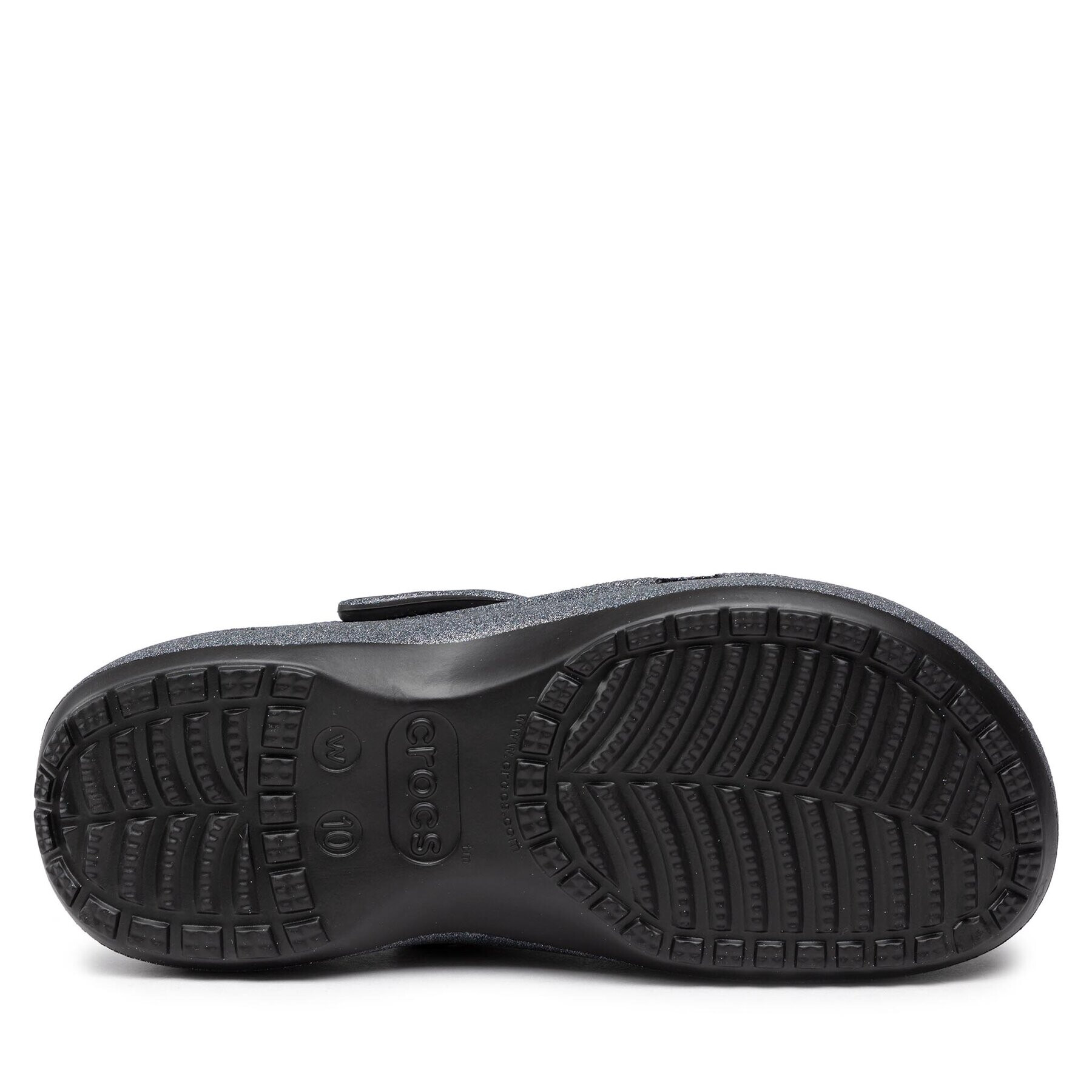 Crocs Чехли Classic Platform Glitterclog W 207770 Сребрист - Pepit.bg