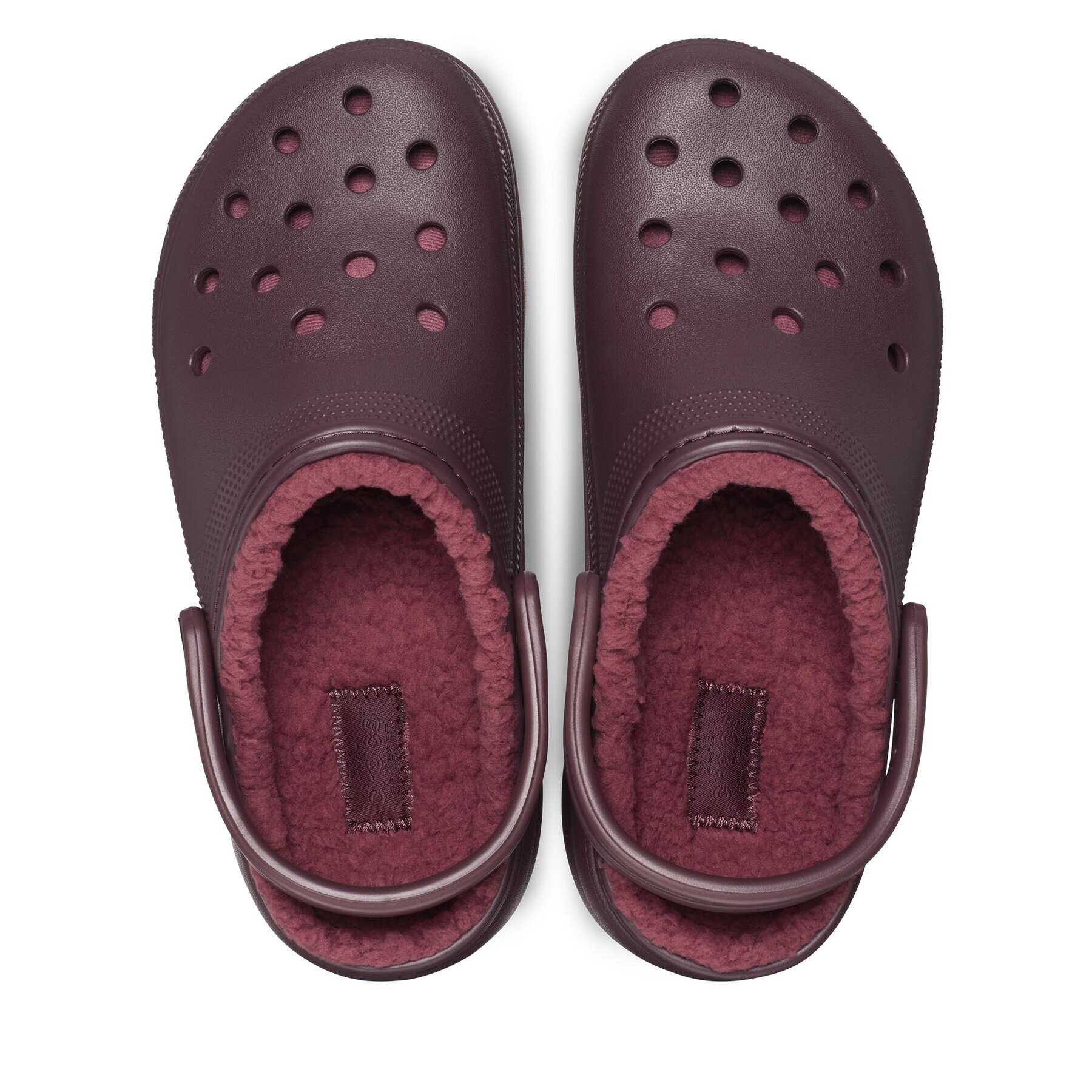 Crocs Чехли Classic Platform Lined Clog W 207938 Бордо - Pepit.bg