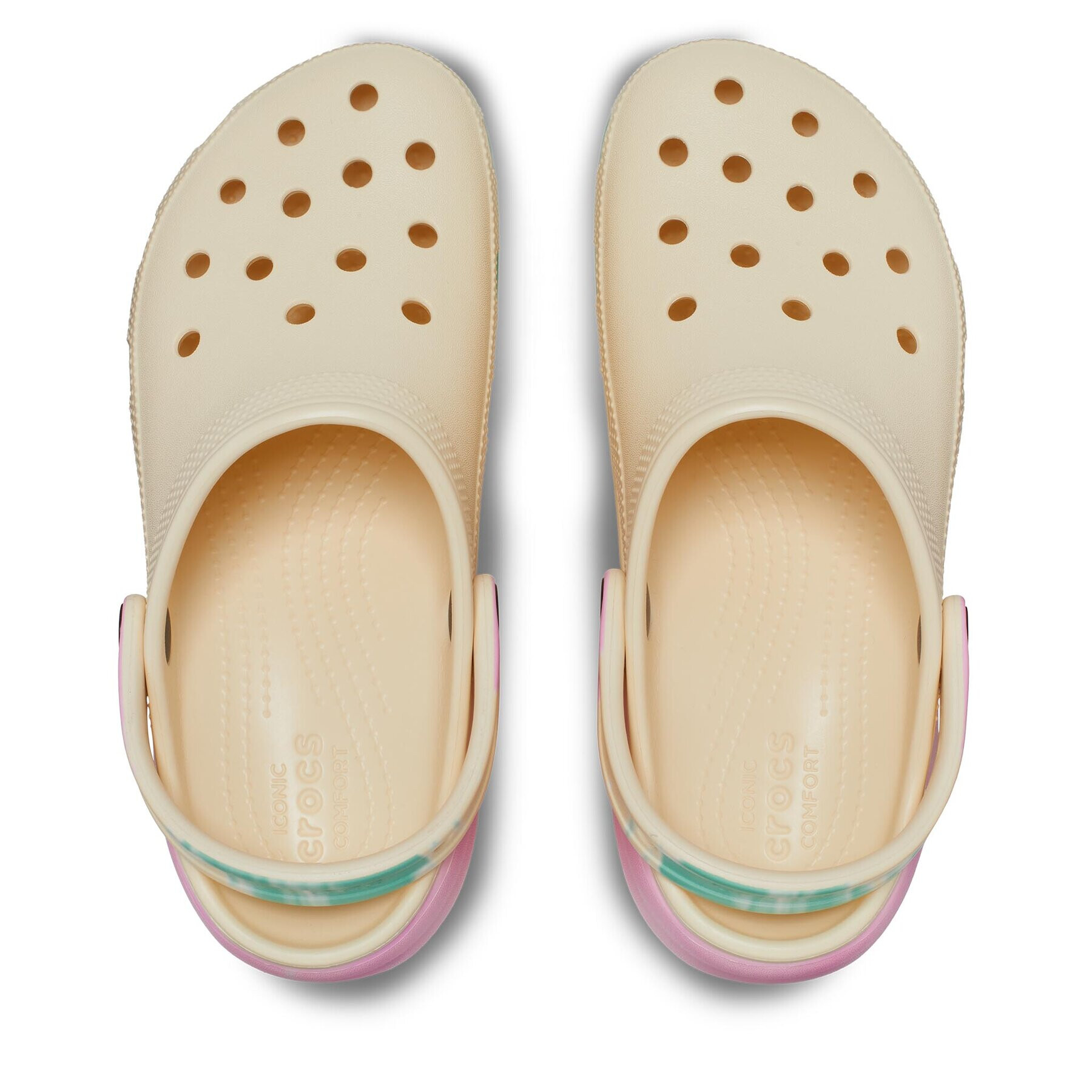Crocs Чехли Classic Platform Ombre Clog W 208278 Цветен - Pepit.bg