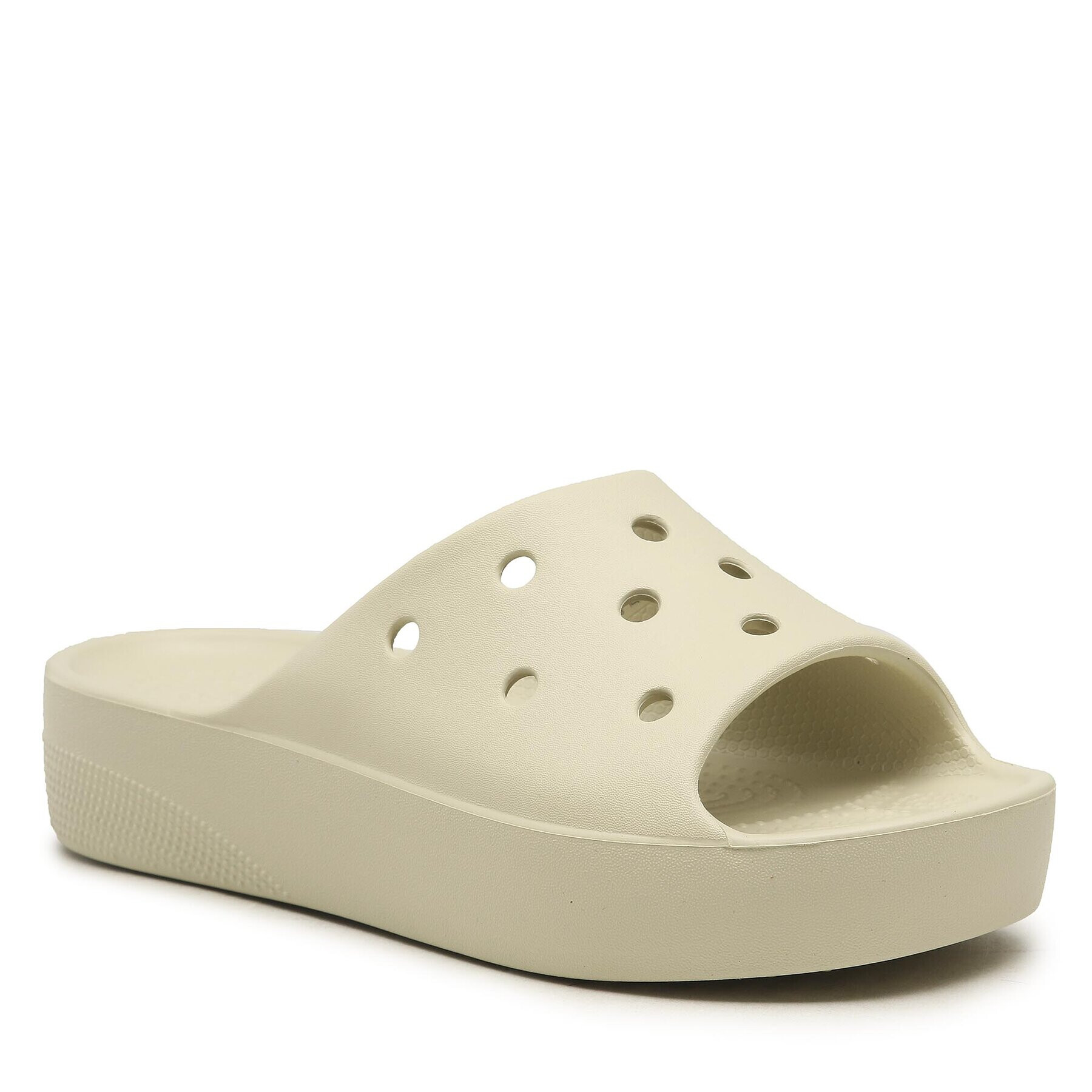 Crocs Чехли Classic Platform Slide 208180 Бежов - Pepit.bg