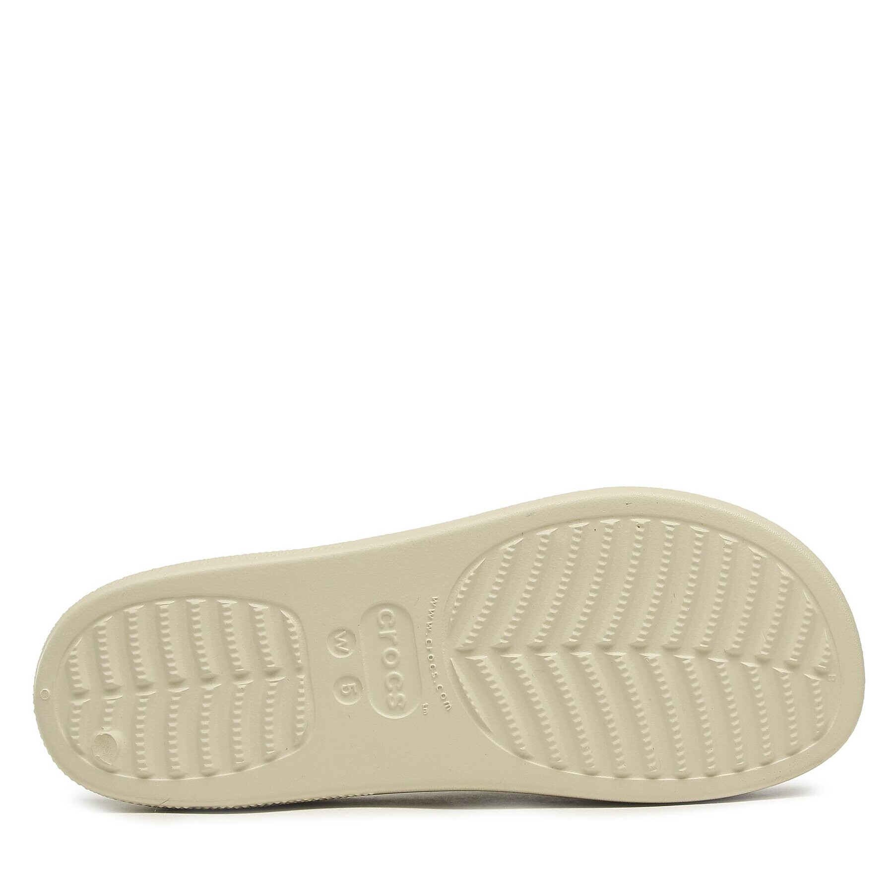 Crocs Чехли Classic Platform Slide 208180 Бежов - Pepit.bg