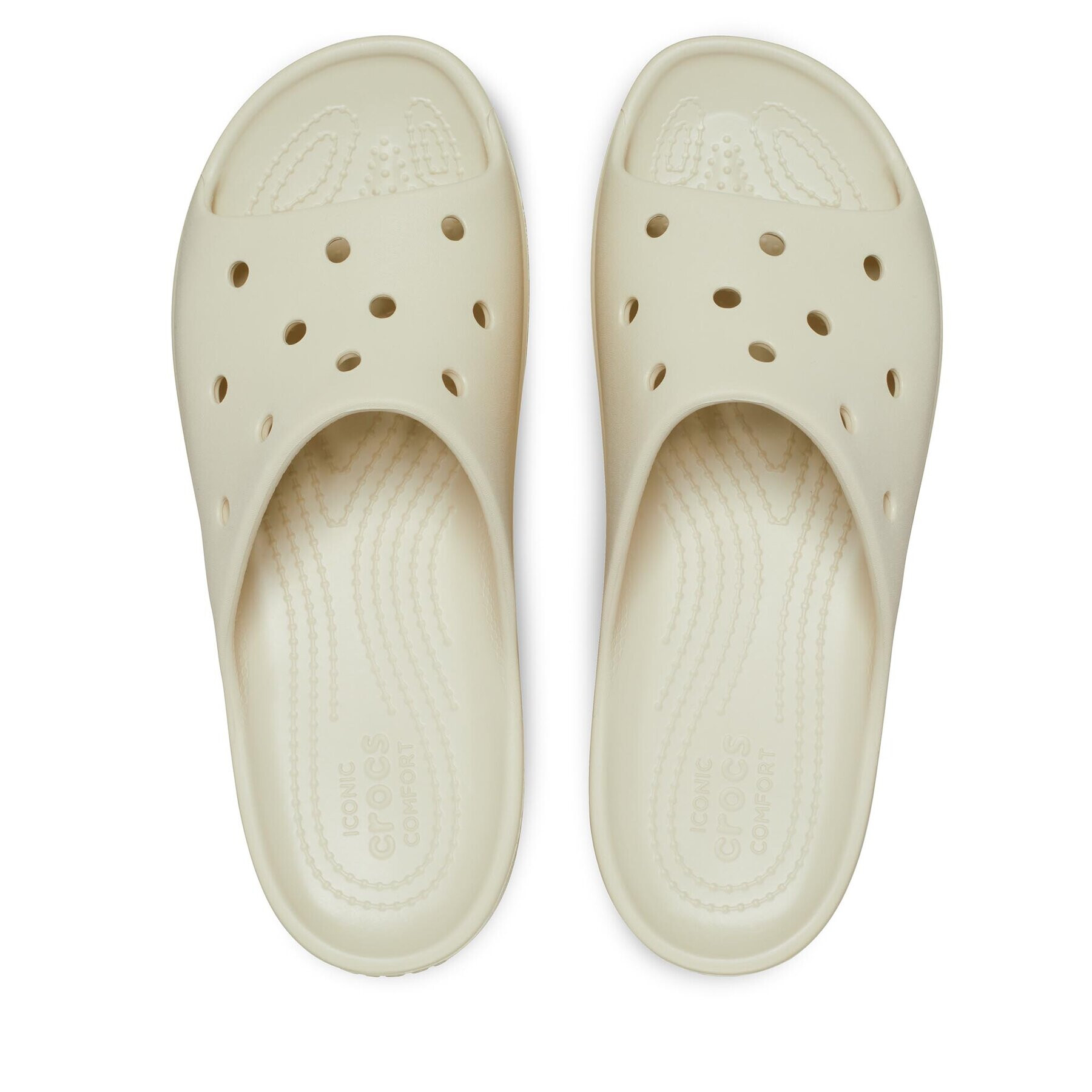 Crocs Чехли Classic Platform Slide 208180 Бежов - Pepit.bg