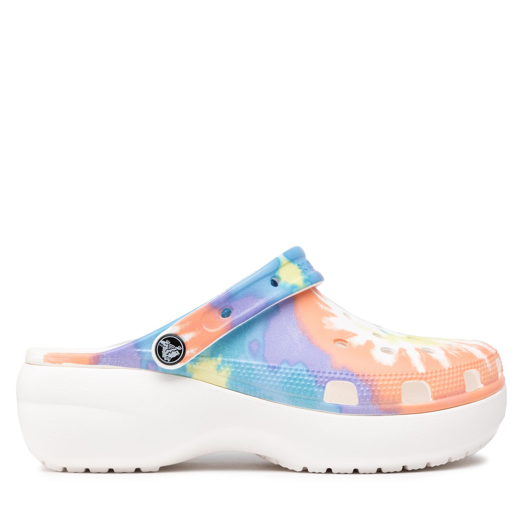 Crocs Чехли Classic Platform Tiedye Graphclgw 207151 Цветен - Pepit.bg