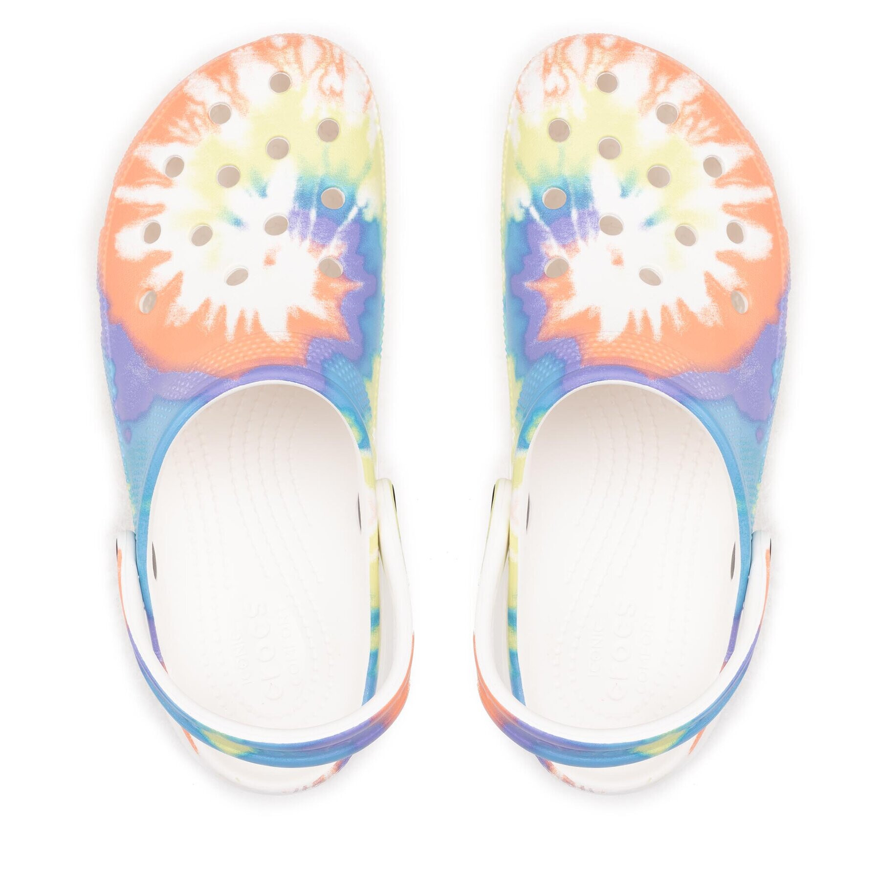 Crocs Чехли Classic Platform Tiedye Graphclgw 207151 Цветен - Pepit.bg
