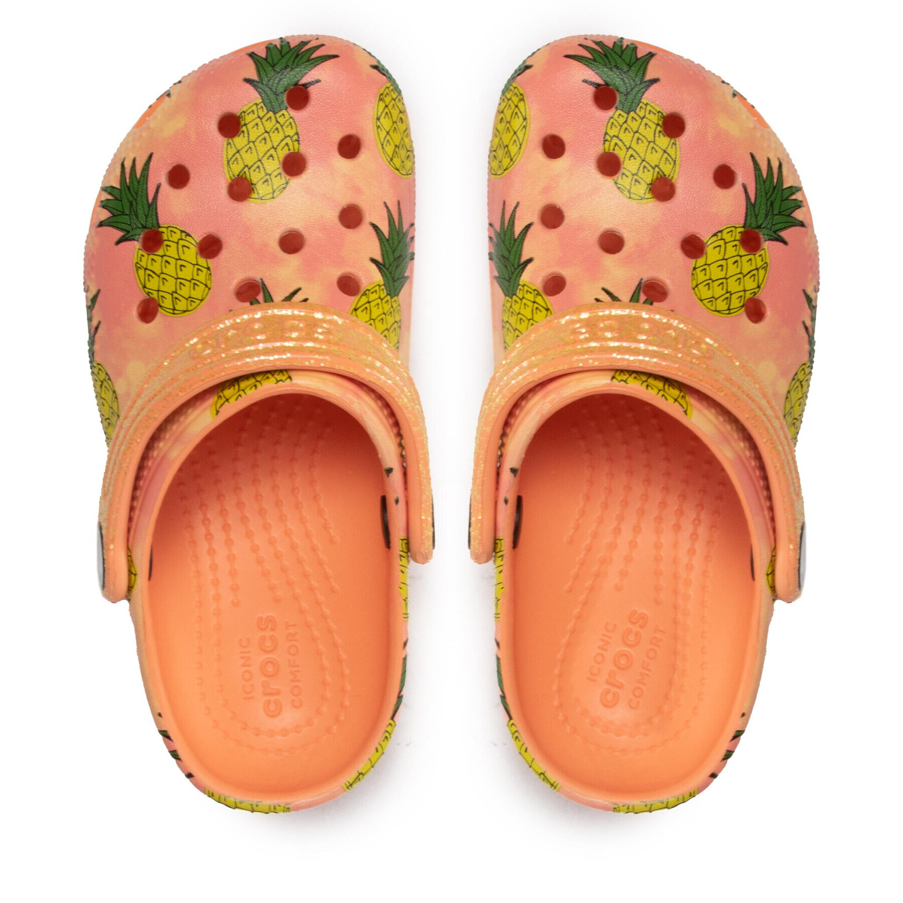 Crocs Чехли Classic Pool Party Clog K 207826 Оранжев - Pepit.bg