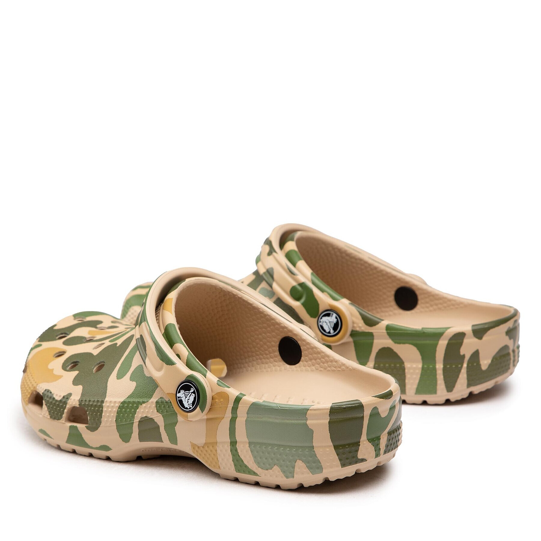 Crocs Чехли Classic Printed Camo Clog 206454 Зелен - Pepit.bg