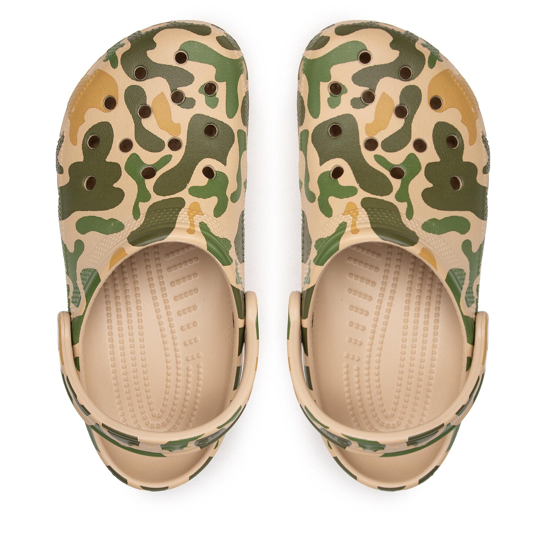 Crocs Чехли Classic Printed Camo Clog 206454 Зелен - Pepit.bg