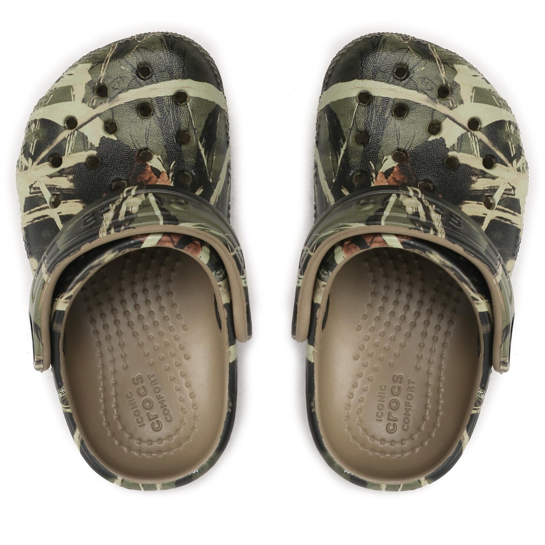 Crocs Чехли Classic Realtree Clog T 207092 Каки - Pepit.bg