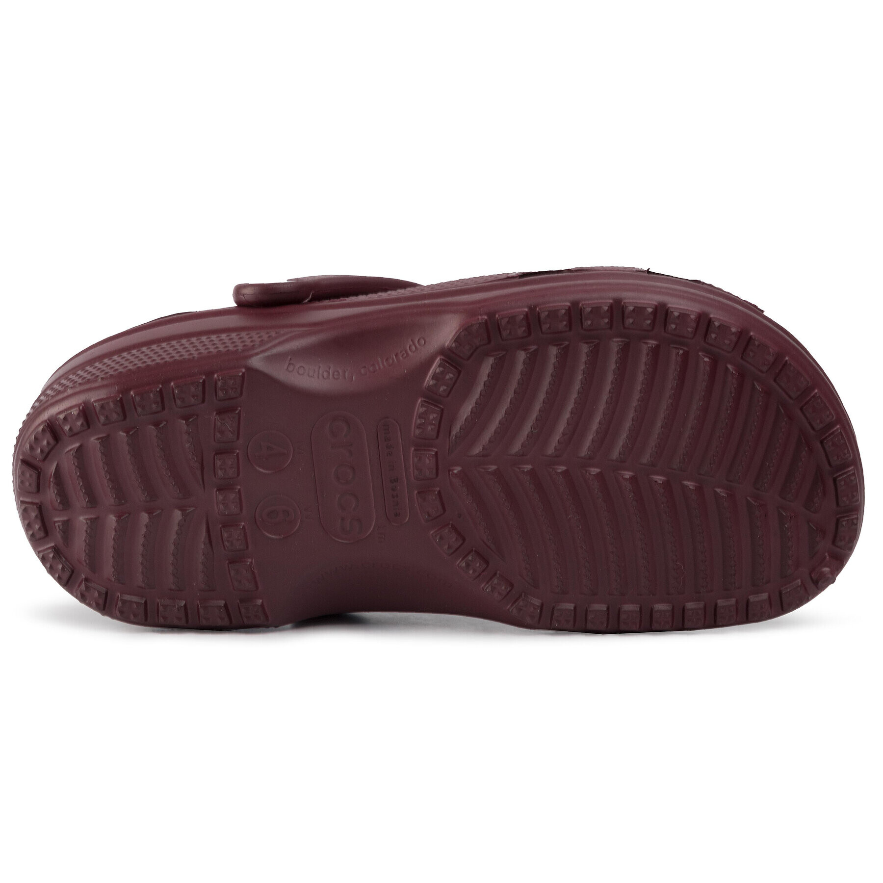 Crocs Чехли Classic Rommy Fit 10001 Бордо - Pepit.bg