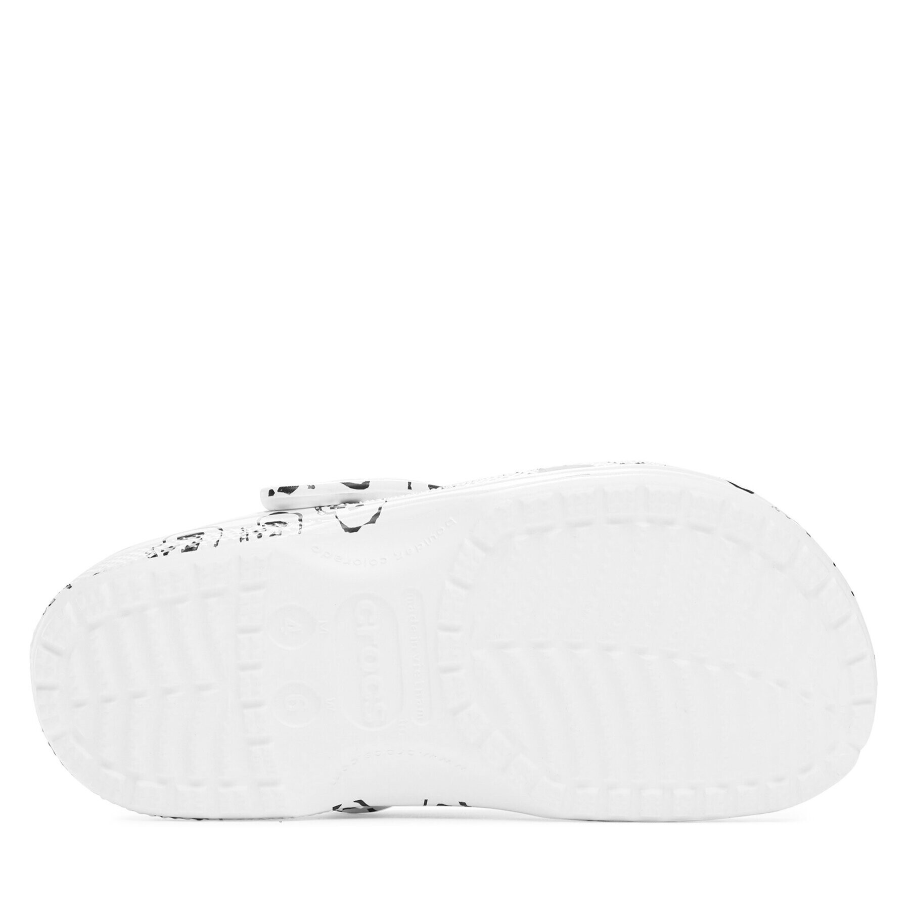 Crocs Чехли Classic Skull Print Clog 208993 Бял - Pepit.bg