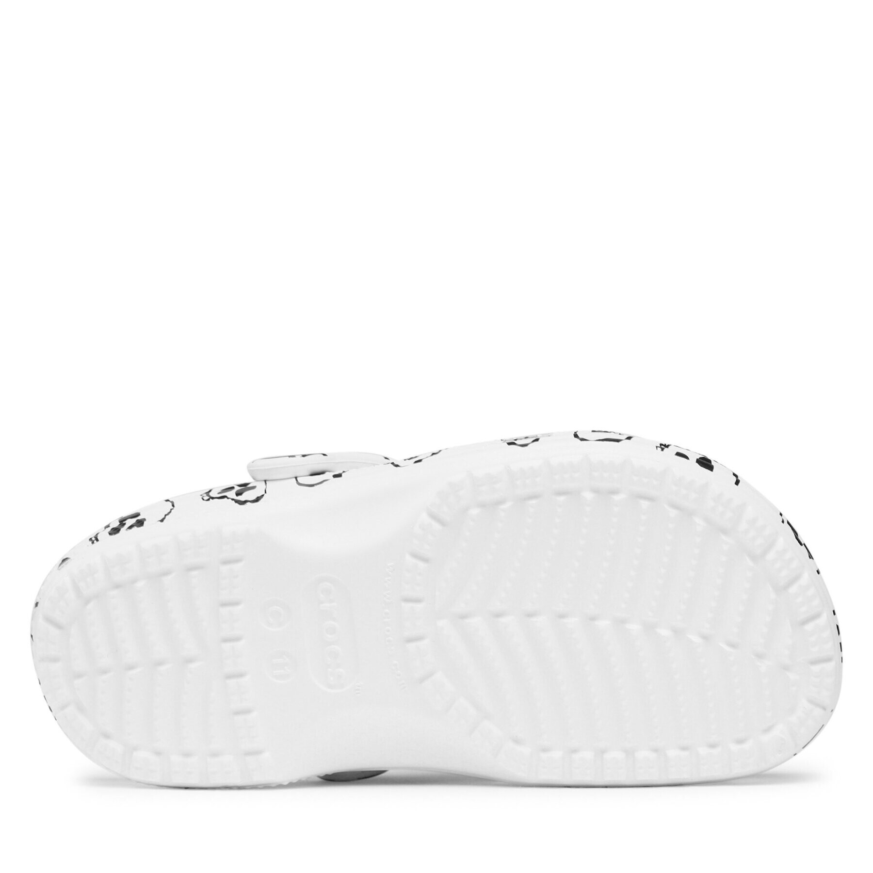 Crocs Чехли Classic Skull Print Clog Kids 209083 Бял - Pepit.bg