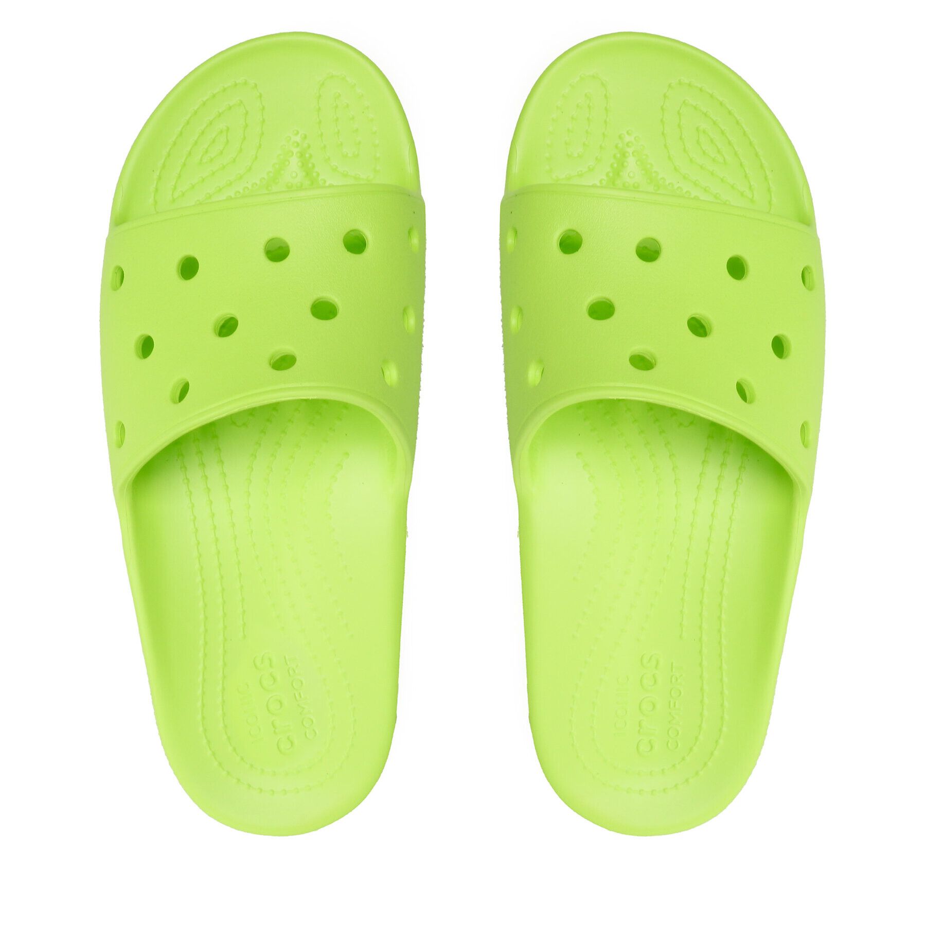 Crocs Чехли Classic Slide 206121 Зелен - Pepit.bg