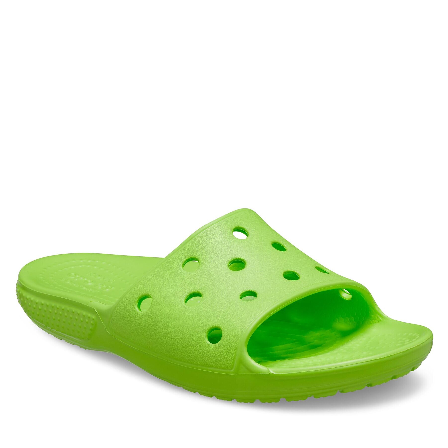 Crocs Чехли Classic Slide Kids 206396 Зелен - Pepit.bg