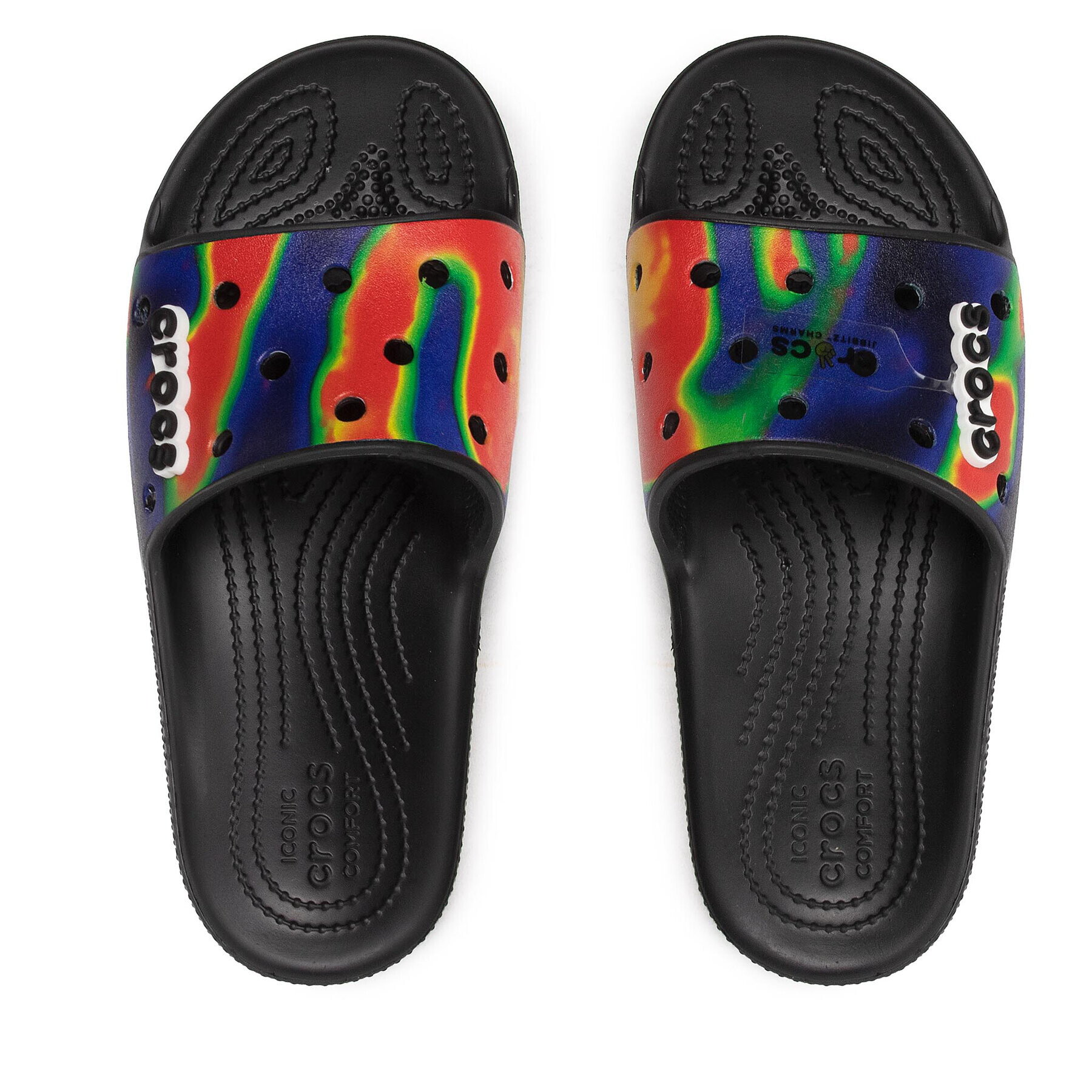 Crocs Чехли Classic Solarized Slide 207557 Тъмносин - Pepit.bg