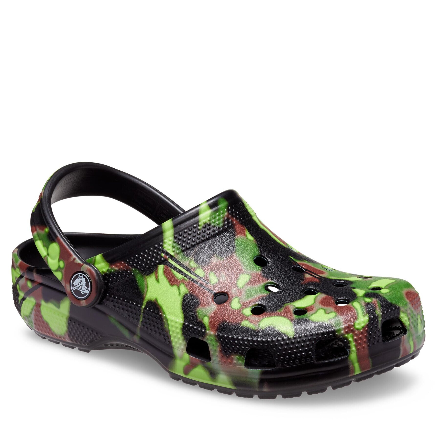 Crocs Чехли Classic Spray Camo Clog 208261 Черен - Pepit.bg