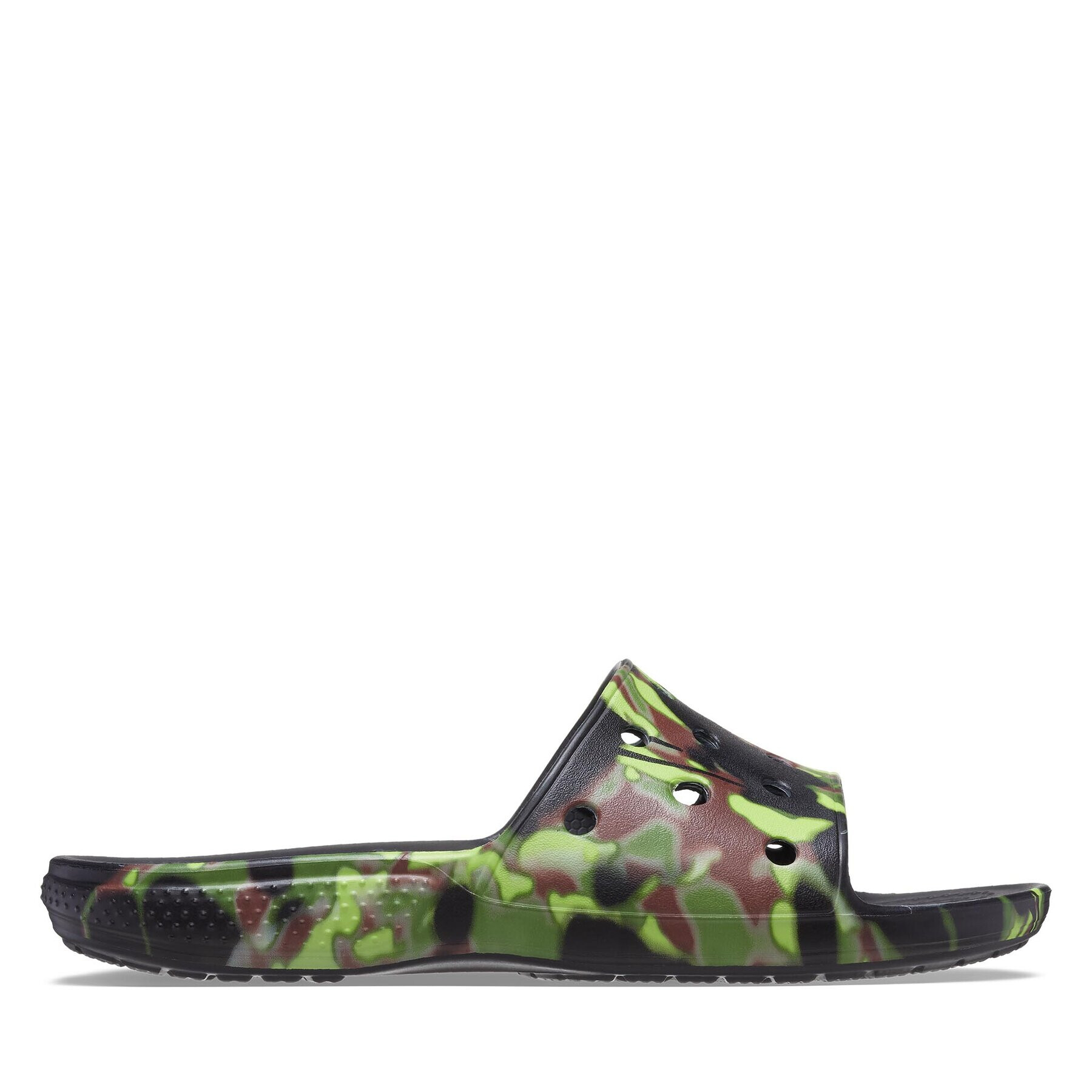 Crocs Чехли Classic Spray Camo Slide 208252 Черен - Pepit.bg