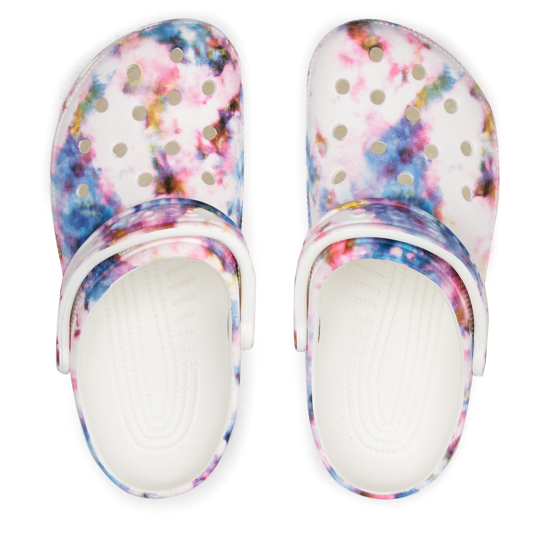 Crocs Чехли Classic Tie Dye Graphic Clog 205453 Цветен - Pepit.bg