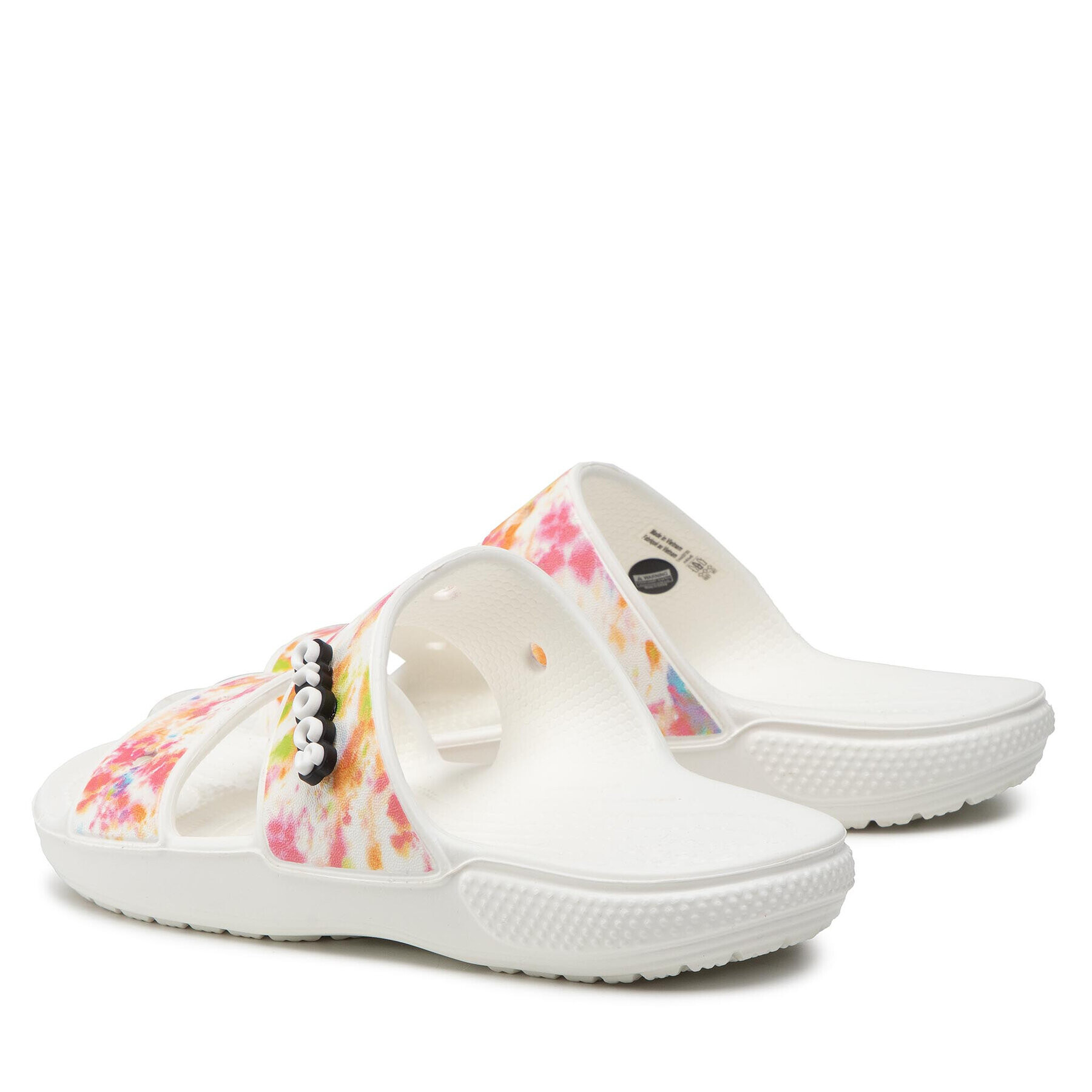Crocs Чехли Classic Tiedye 207283 Бял - Pepit.bg
