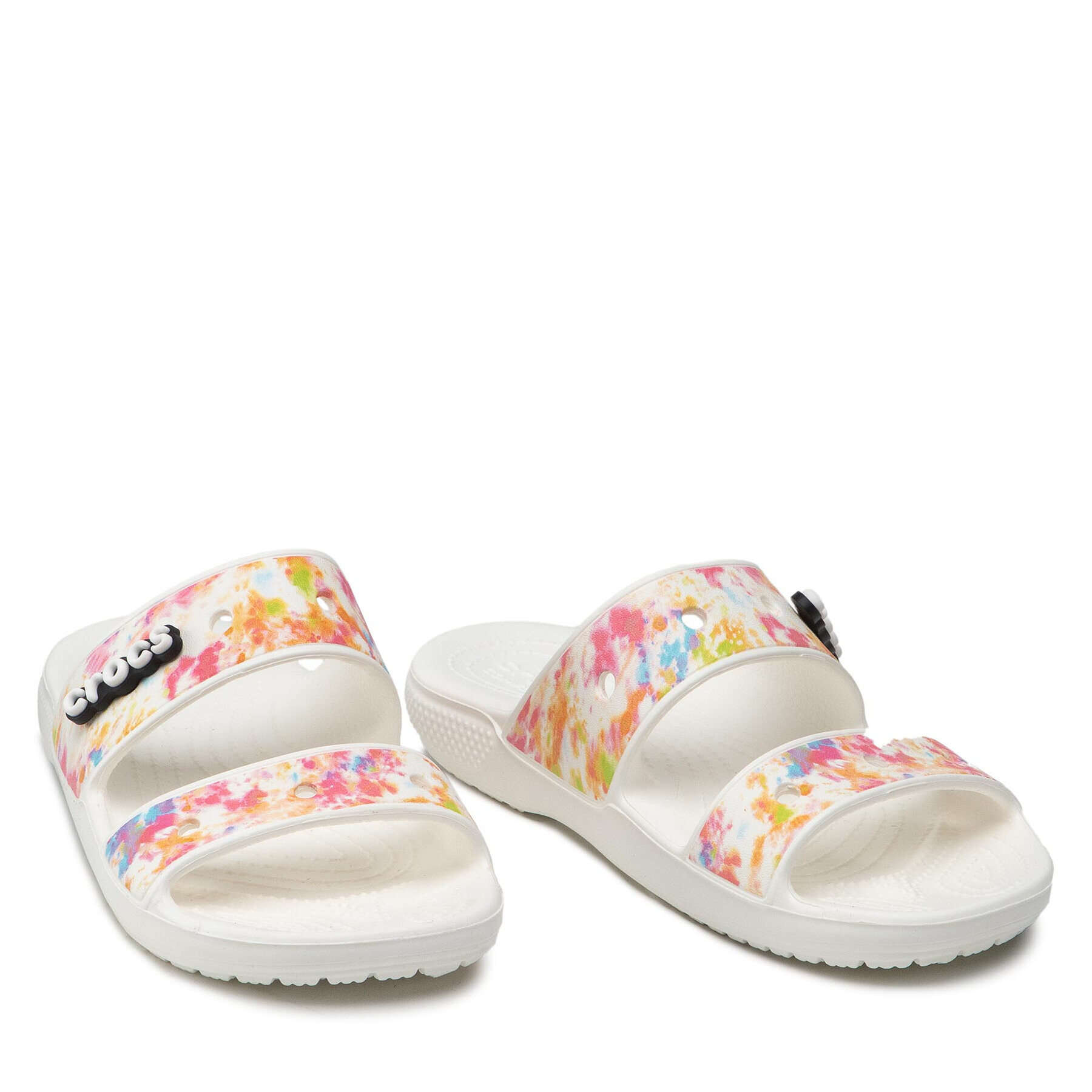 Crocs Чехли Classic Tiedye 207283 Бял - Pepit.bg