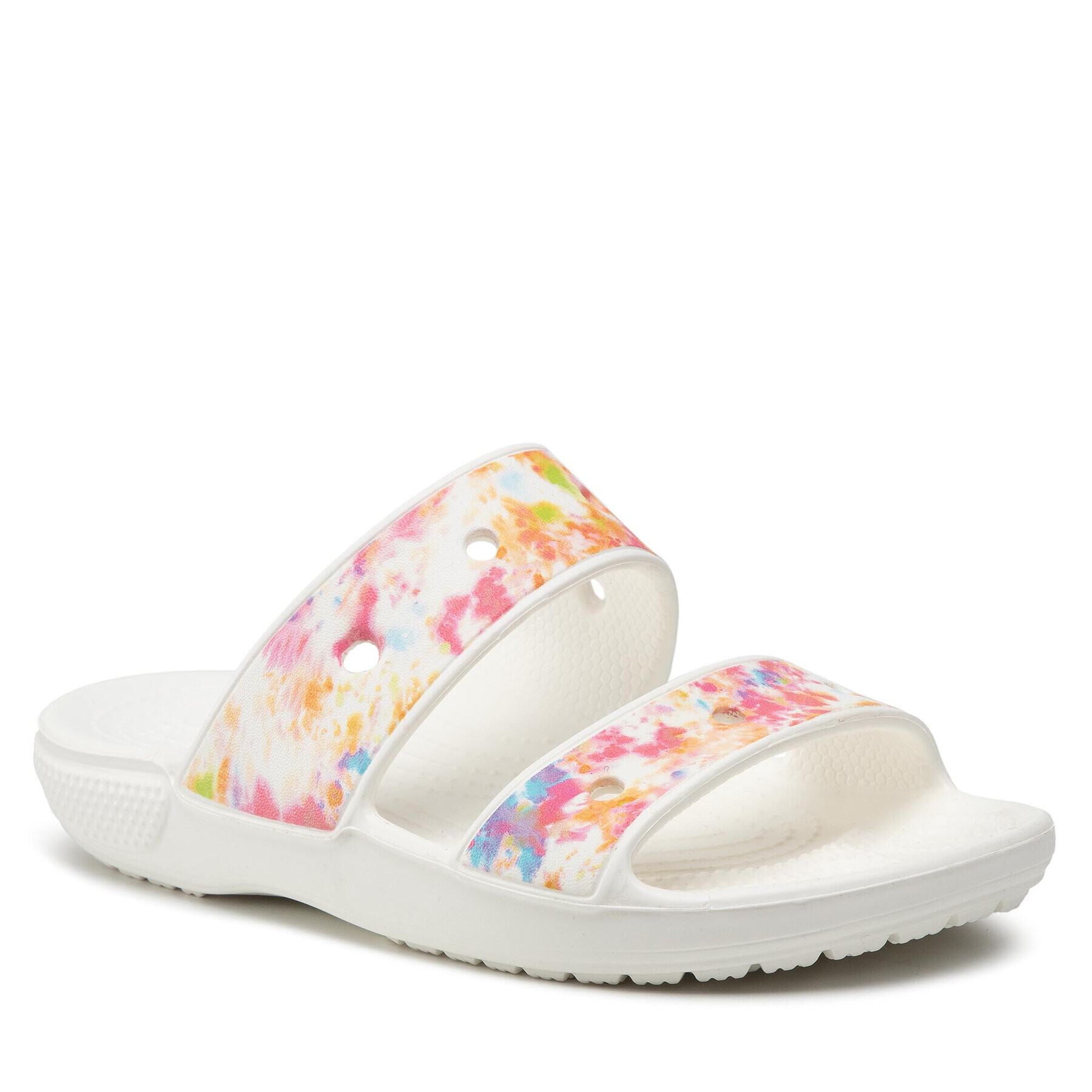 Crocs Чехли Classic Tiedye 207283 Бял - Pepit.bg