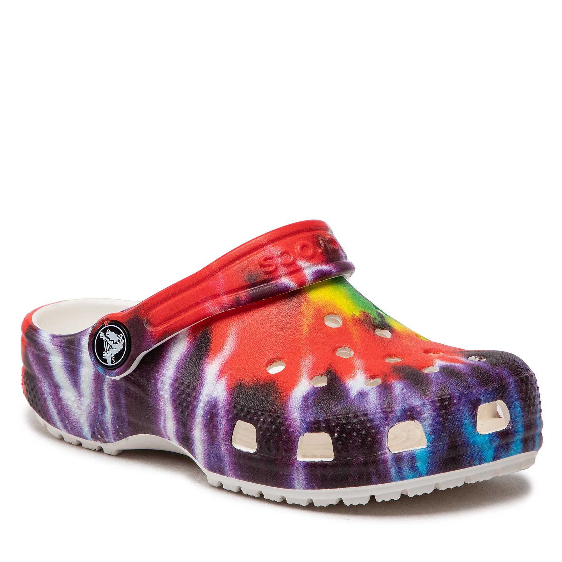 Crocs Чехли Classic Tiedye Graphic Clog K 206995 Цветен - Pepit.bg