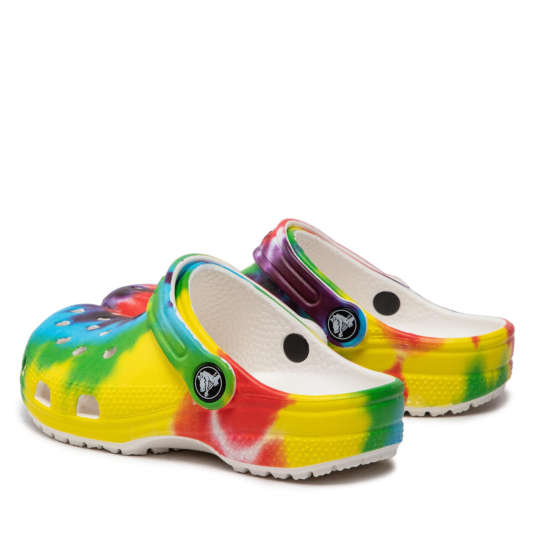 Crocs Чехли Classic Tiedye Graphic Clog K 206995 Цветен - Pepit.bg