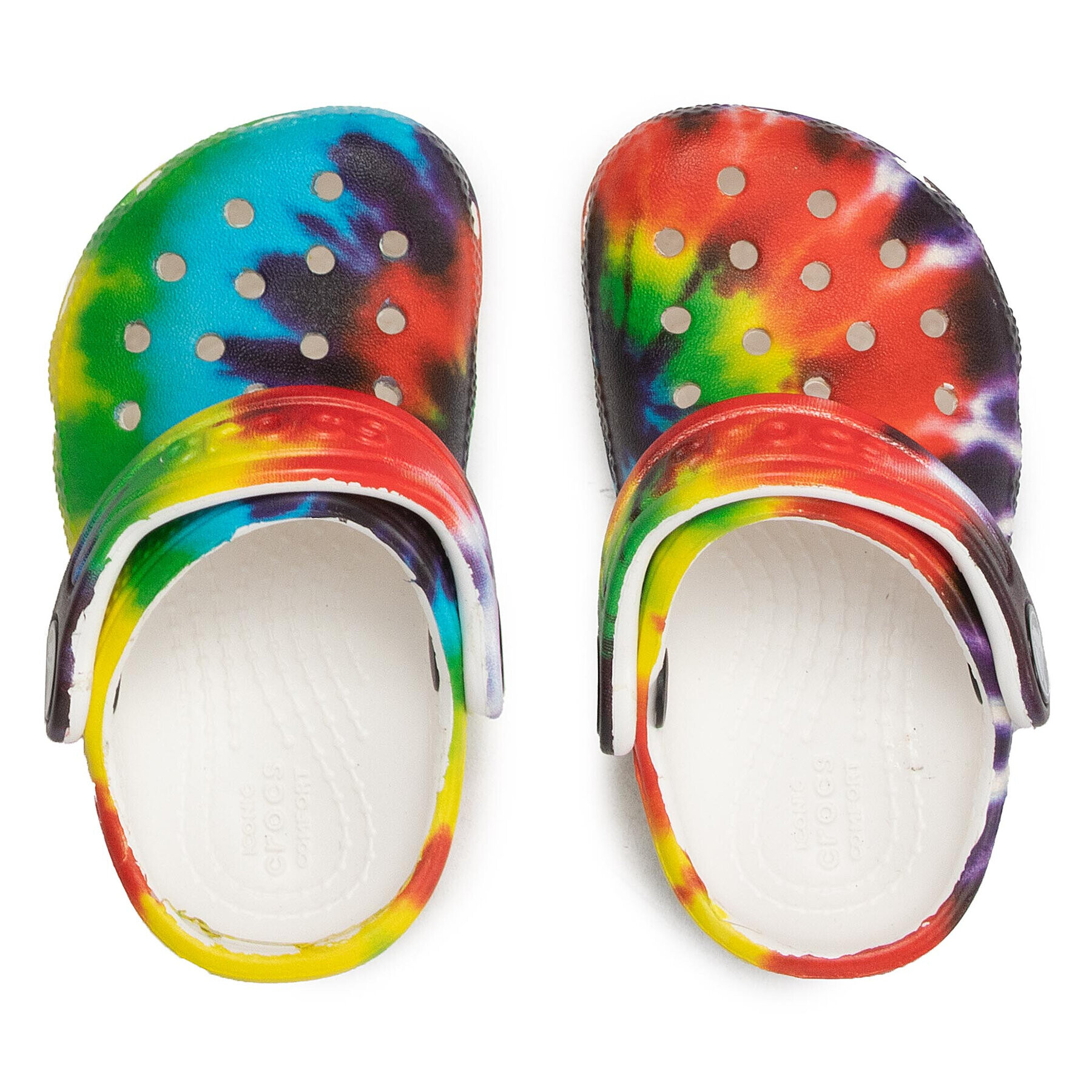 Crocs Чехли Classic Tiedye Graphic Clog T 206994 Цветен - Pepit.bg
