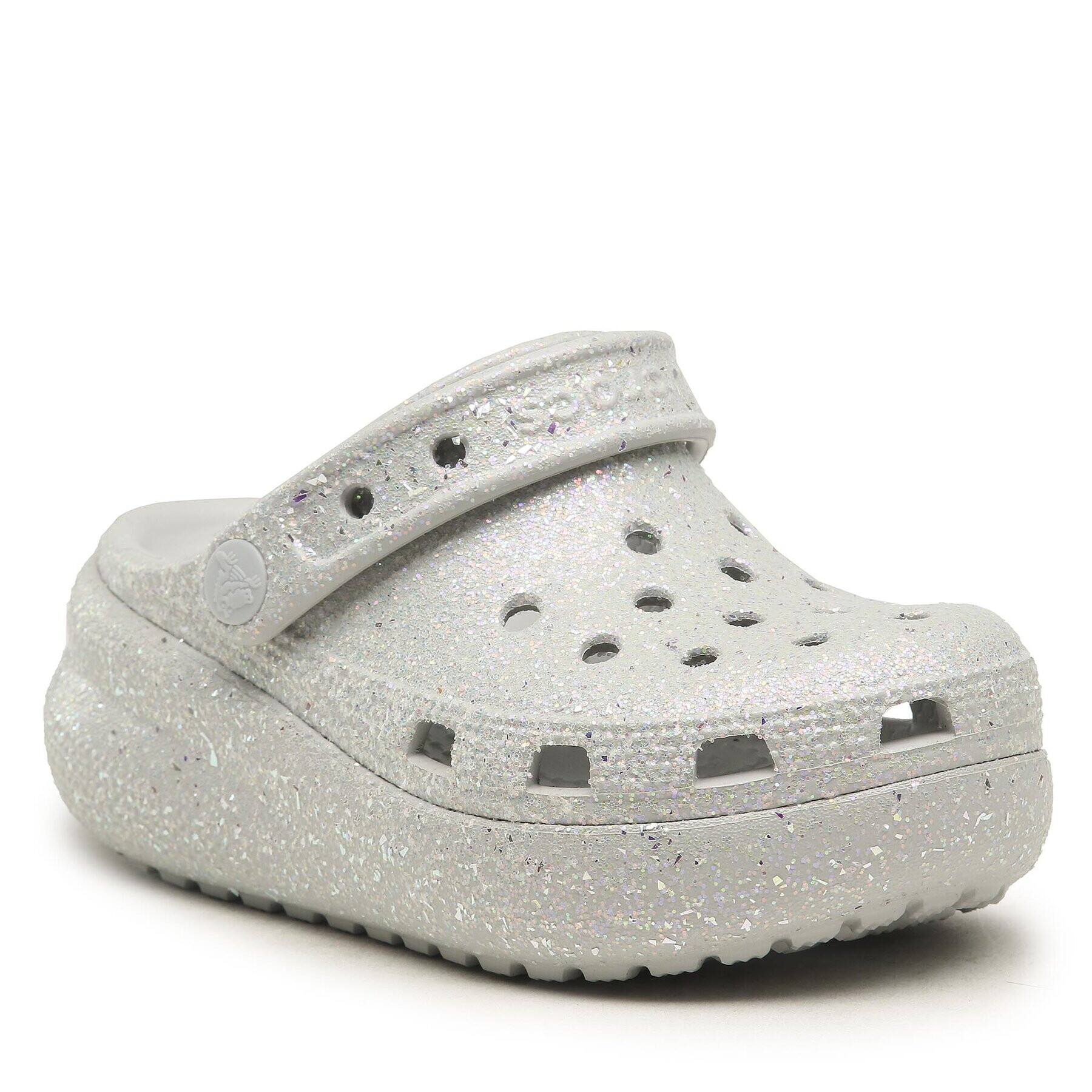 Crocs Чехли Cls Glitter Cutie Cgk 207834 Сив - Pepit.bg